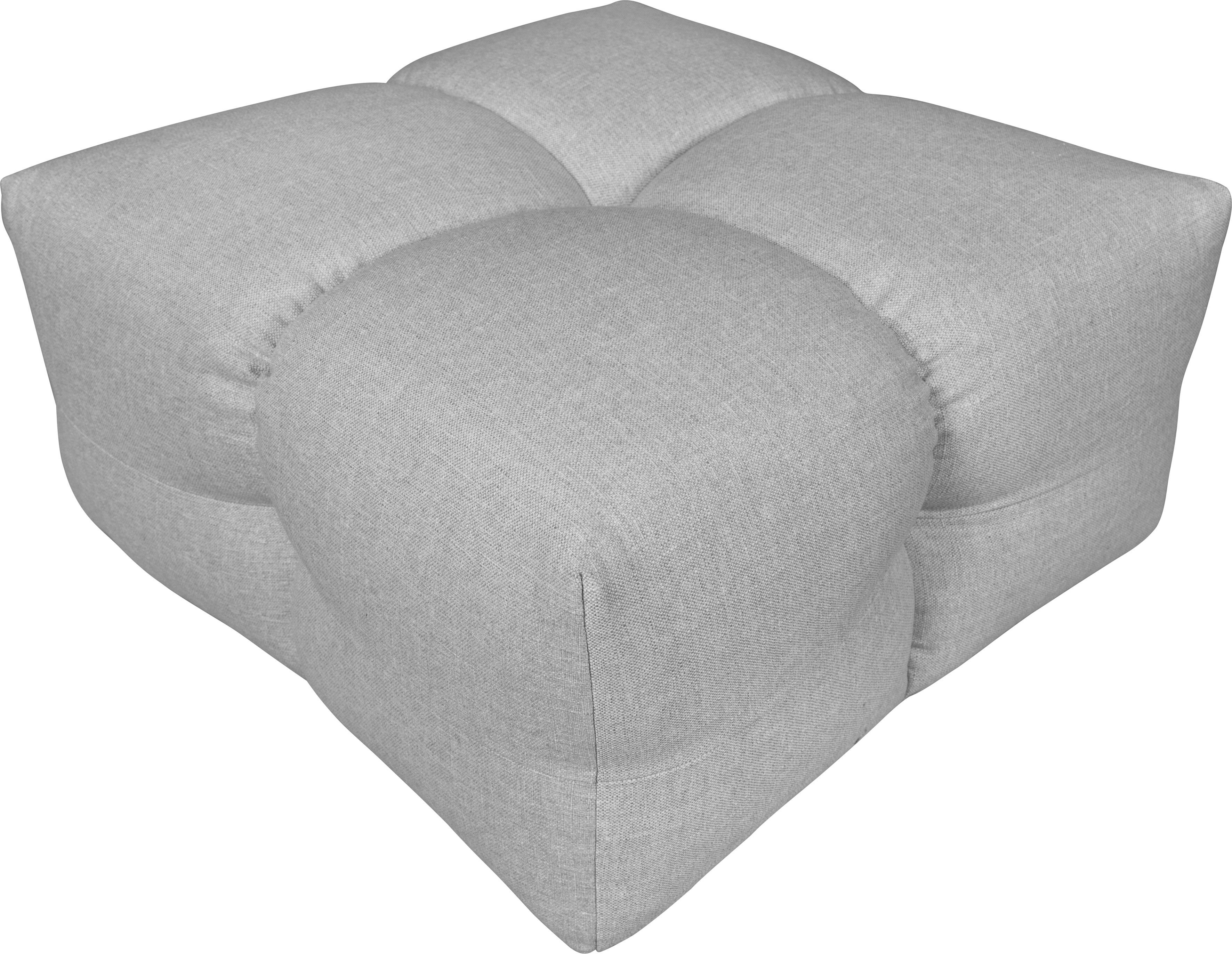 LeGer Home by Lena Gercke Hocker TALISHA zitpoef, moderne quilt, afmetingen: 84/93/43 cm