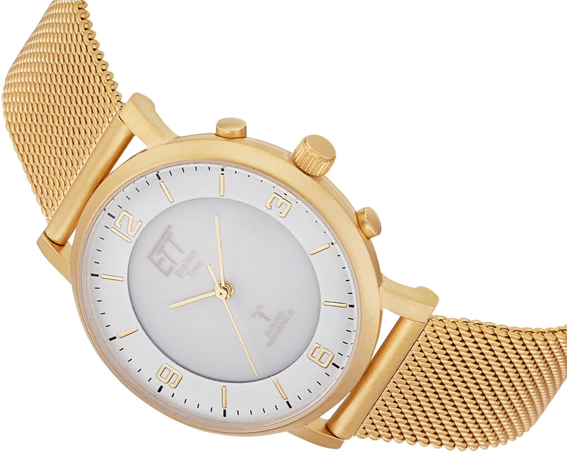 ETT Radiografisch horloge Atacama Armbandhorloge, solar, dameshorloge, herenhorloge, roestvrij staal armband, analoog