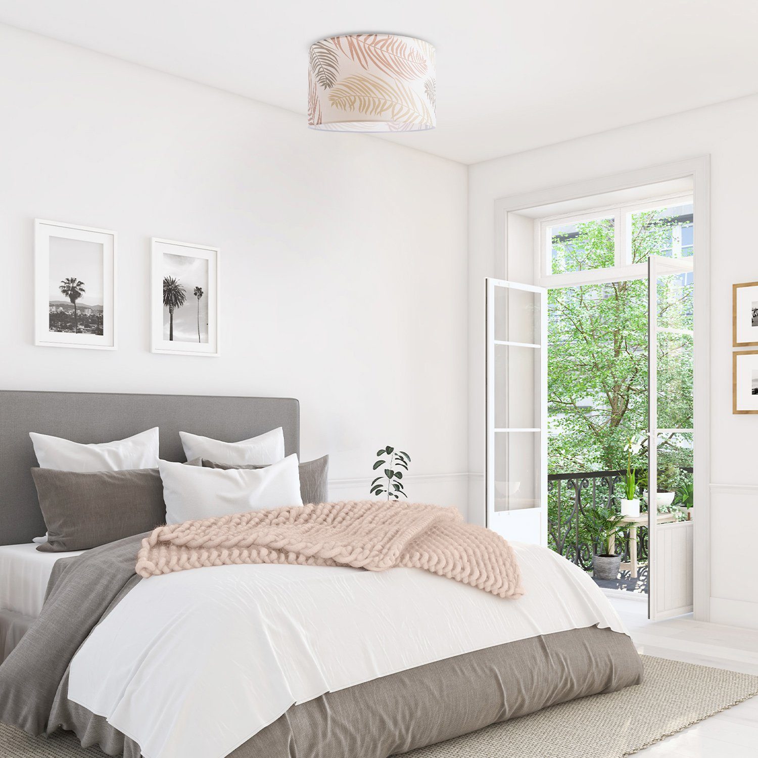 Paco Home Plafondlamp Kuba 123 LED lamp plafondlamp woonkamer decor woonkamer plafondlamp palmen