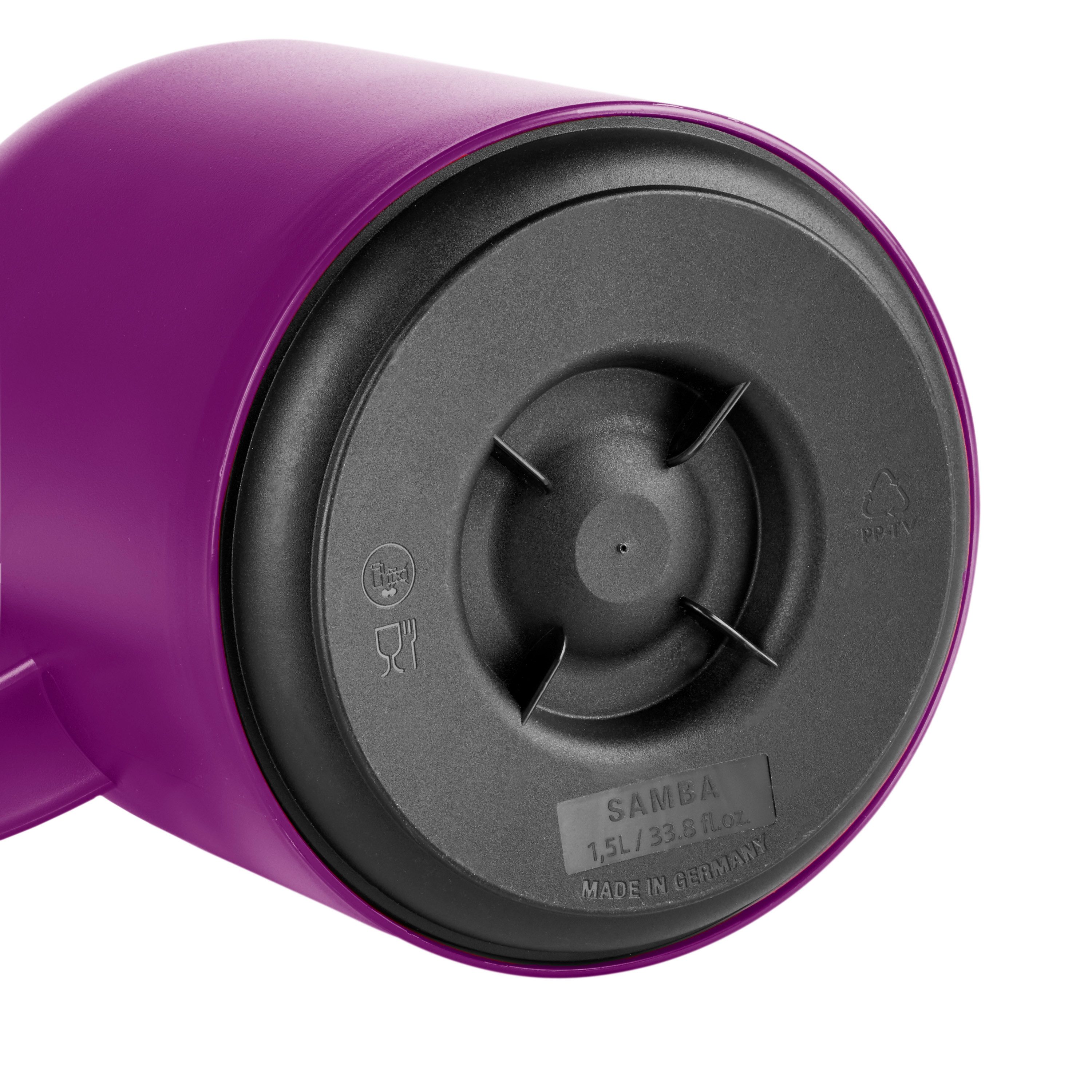 Emsa Thermoskan Samba XXL-model, tijdloos design, eenvoudige drukknop, 24u koud, 12u warm