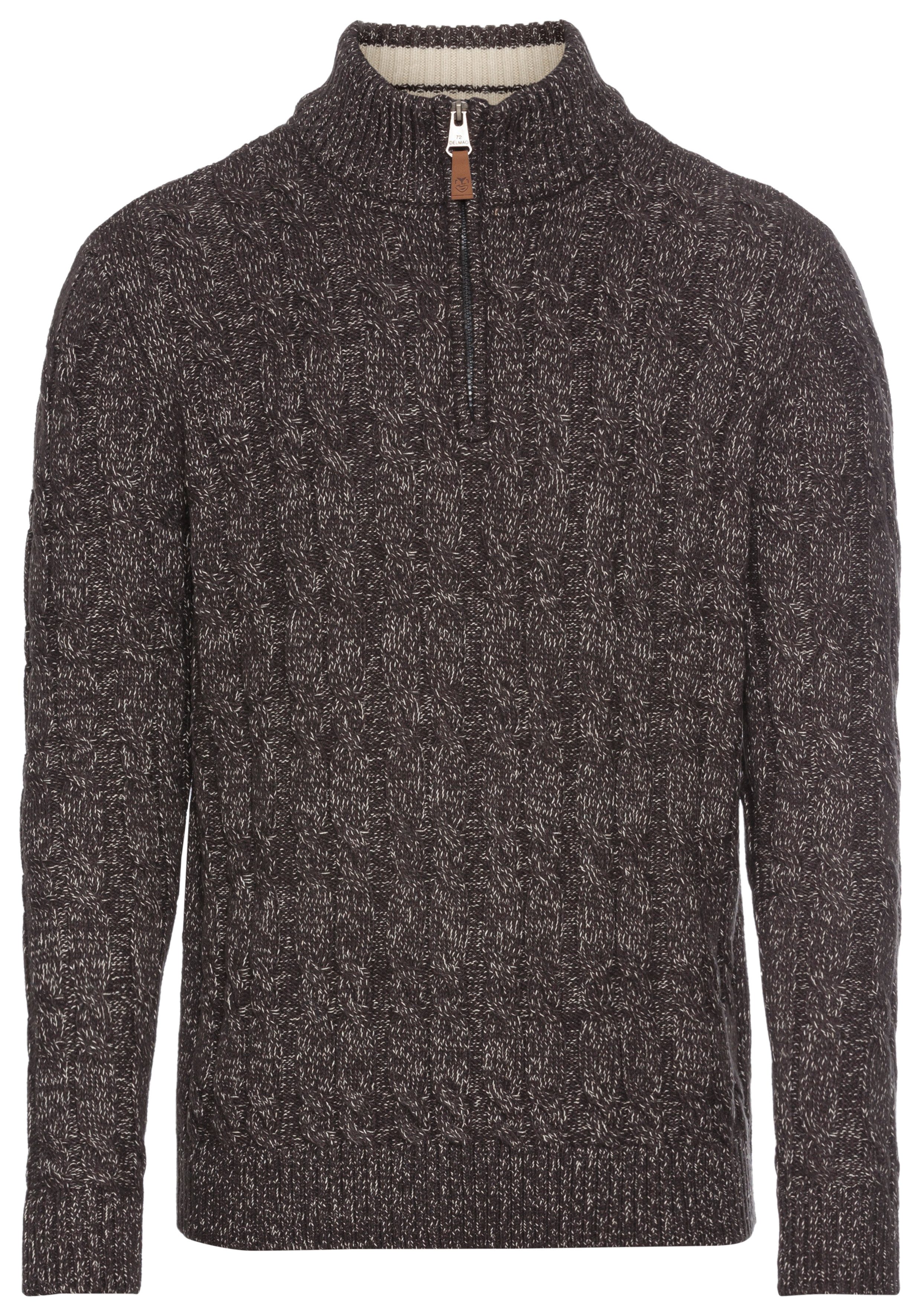 DELMAO Schipperstrui Tot maat 3XL met kabelpatroon