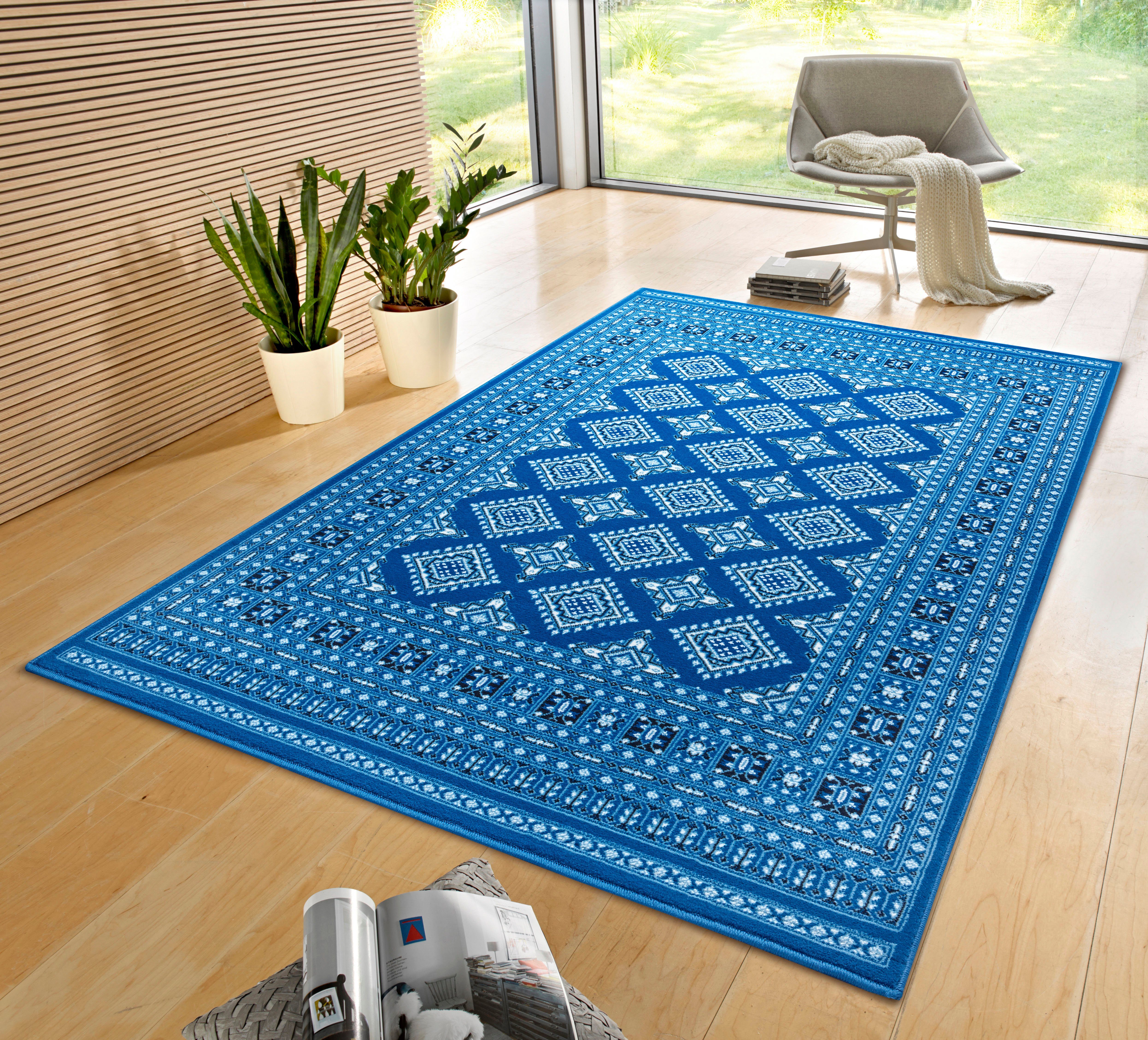 NOURISTAN Vloerkleed Sao Buchara Korte pool, oriëntaals, vloerkleed, modern, woonkamer, hal, eetkamer