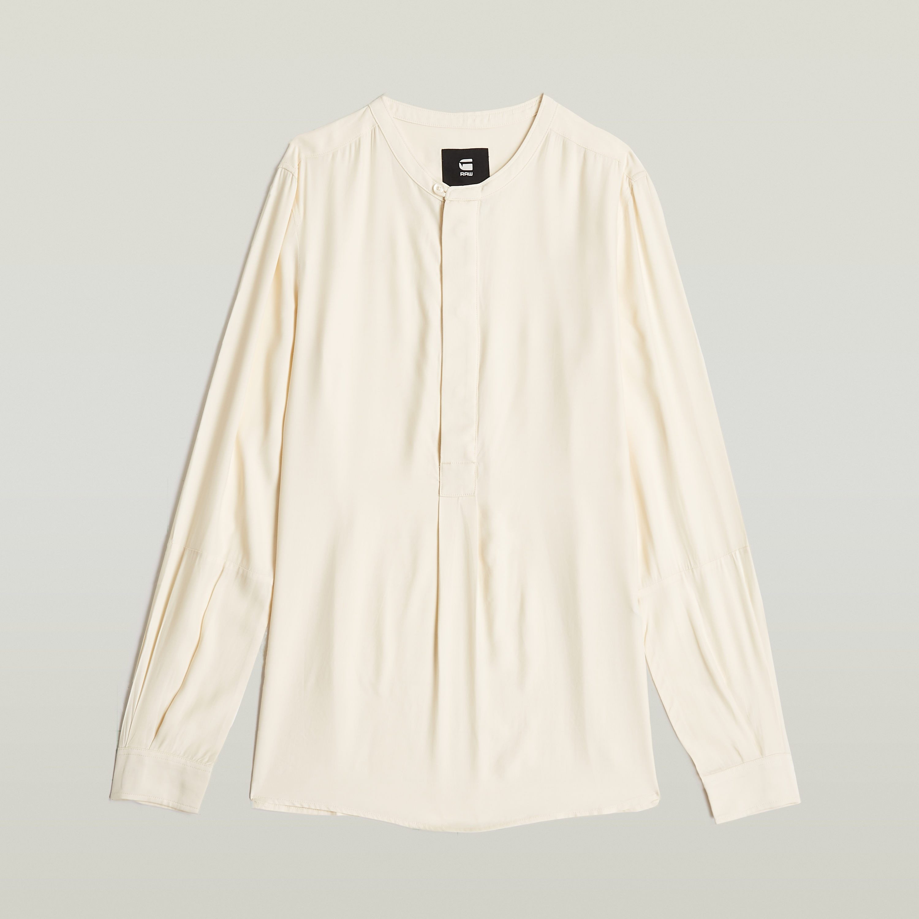 G-Star RAW Blouse met lange mouwen Half Placket Top ls wmn met verborgen knoopsluiting