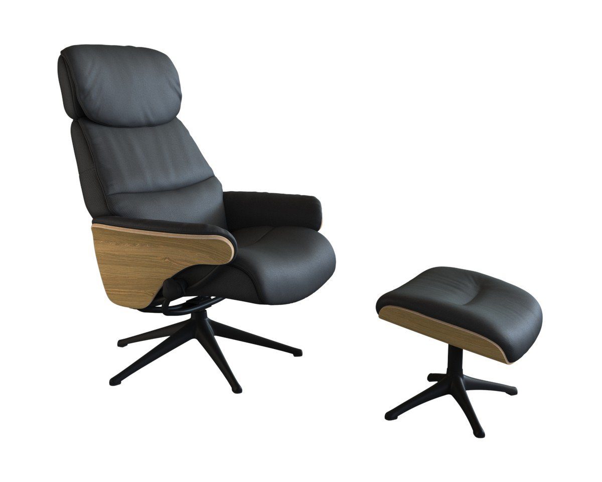 FLEXLUX Relaxfauteuil Aarhus, functionele stoel, gestoffeerde stoel, armleuningen, TV-fauteuil