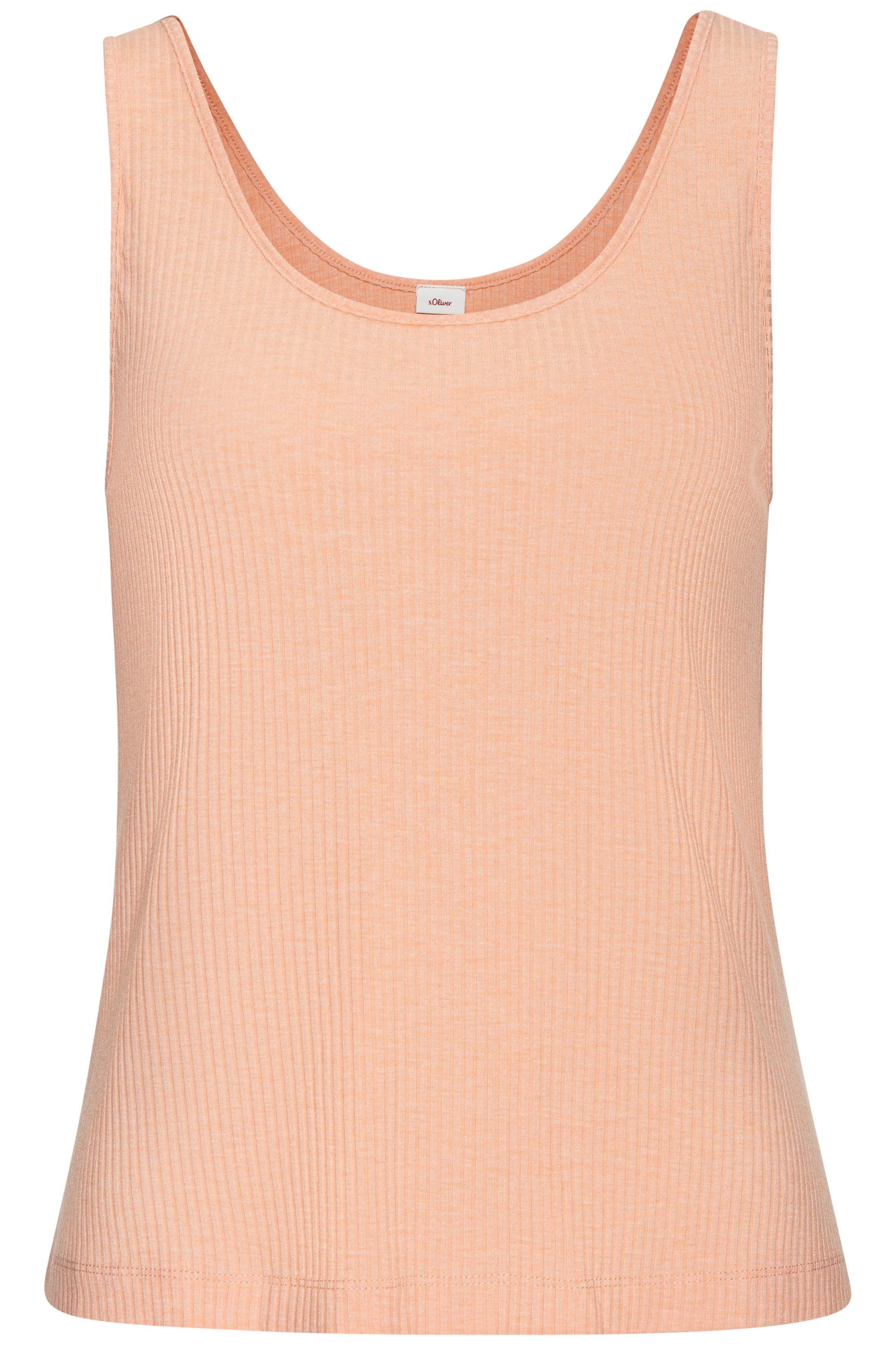s.Oliver RED LABEL Beachwear Pyjama top elastisch ribmateriaal