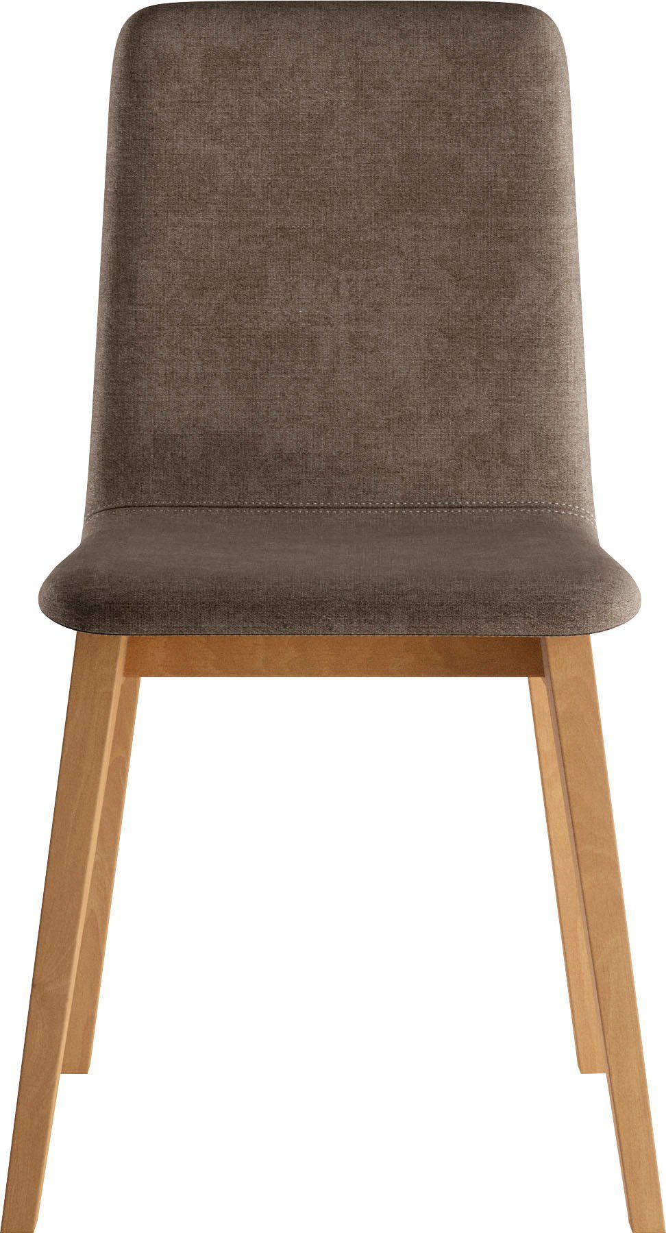 INOSIGN Stoel Sandy met verschillende stoelpootkleuren en kleurvarianten, zithoogte 47 cm (2 stuks)