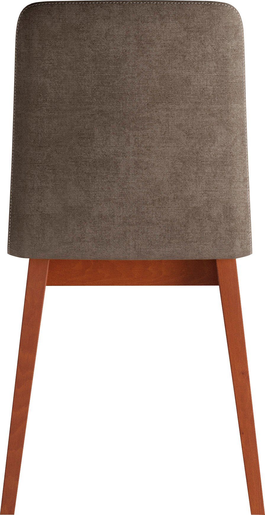 INOSIGN Stoel Sandy met verschillende stoelpootkleuren en kleurvarianten, zithoogte 47 cm (2 stuks)