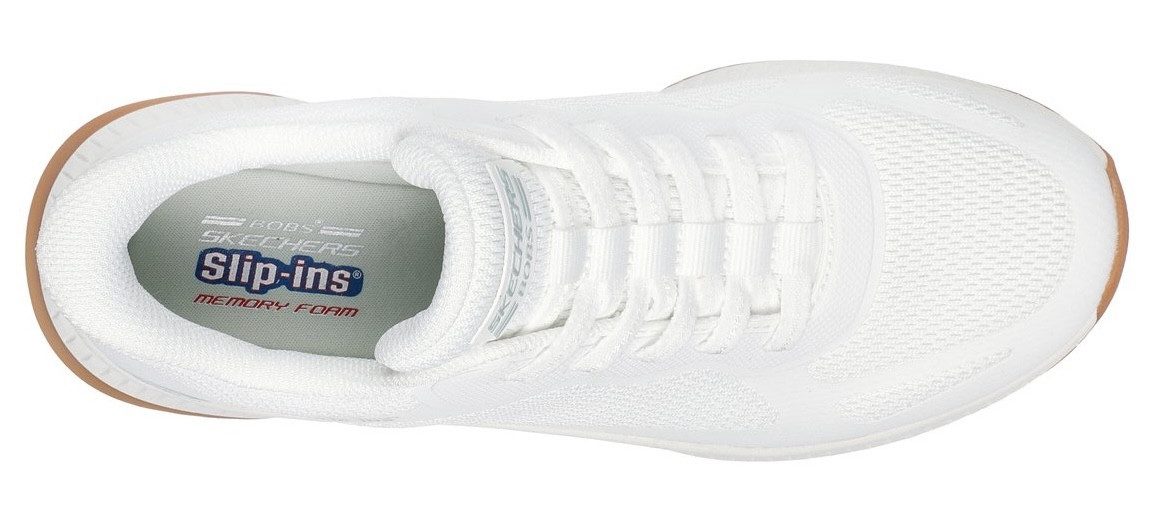 Skechers Slip-on sneakers BOBS SQUAD 4 Slippers, vrijetijdsschoen, lage schoen met memory foam
