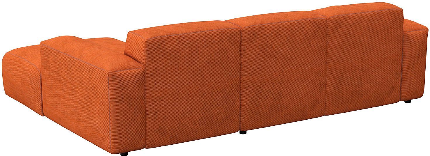 FLEXLUX Hoekbank Lucera Chaise longue rechts of links, L-vorm, comfortabel
