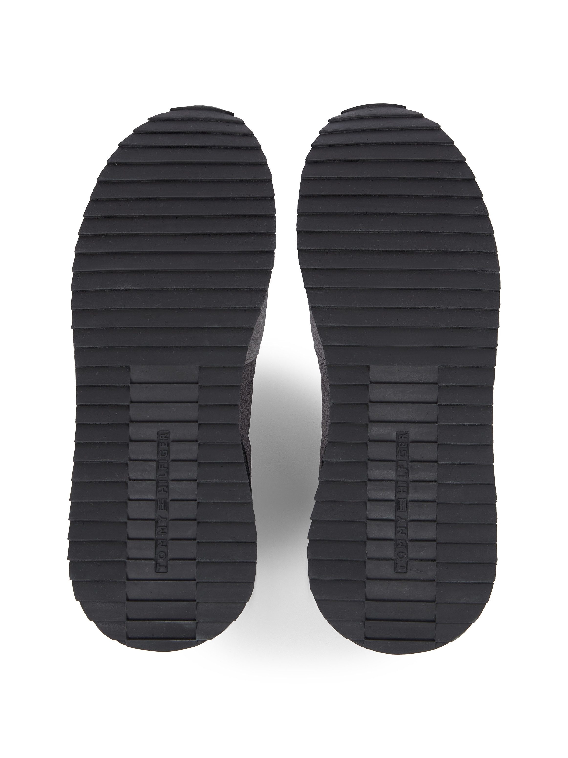 Tommy Hilfiger Sneakers RUNNER EVO MIX BLOCK , vrijetijdsschoen, lage schoen, veterschoen met strepen in tommy kleuren