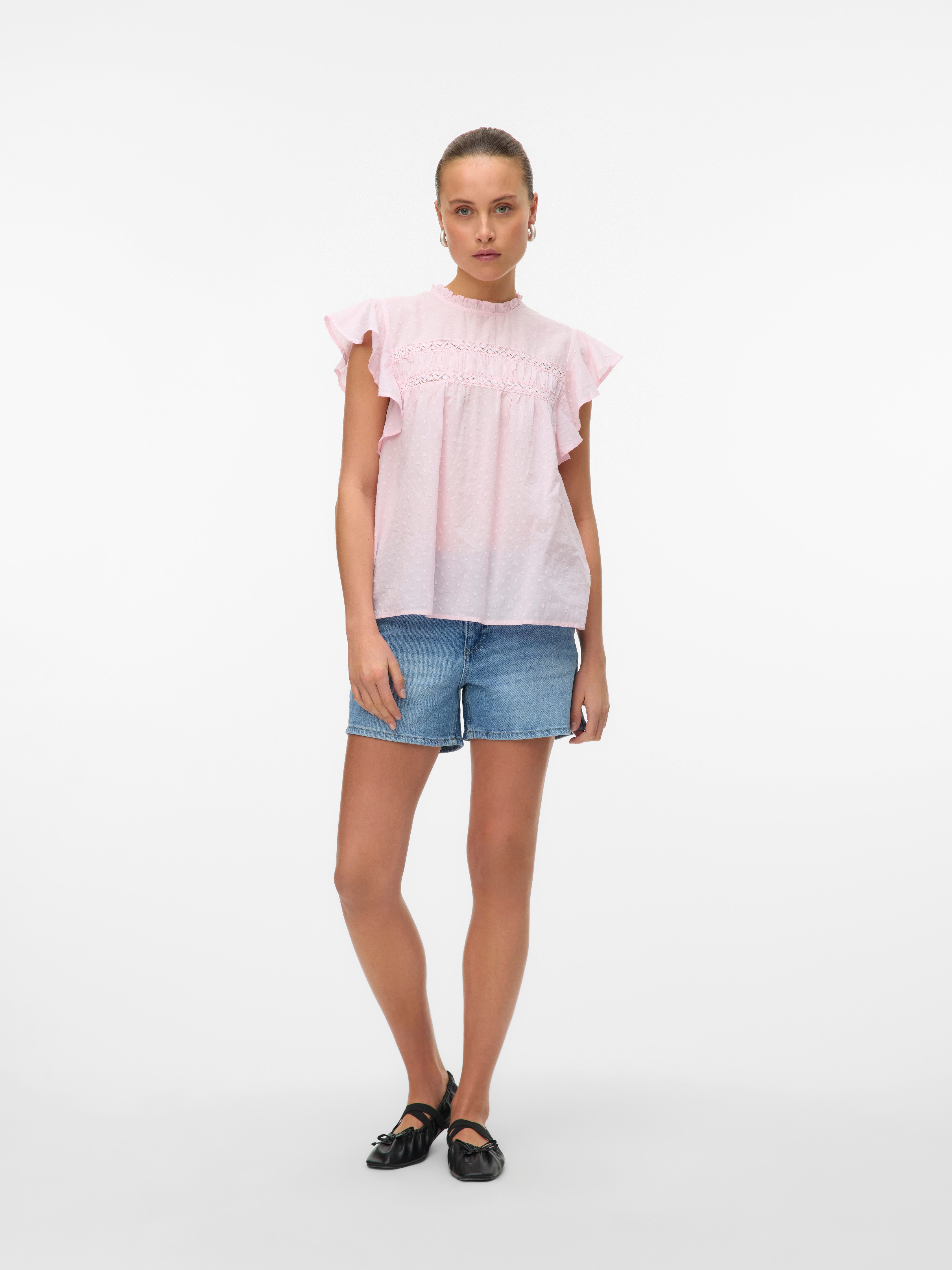 Vero Moda Jeansshort VMTESS MR SHORT DNM SHORTS MIX GA NOOS comfortabele vorm met stretchpercentage