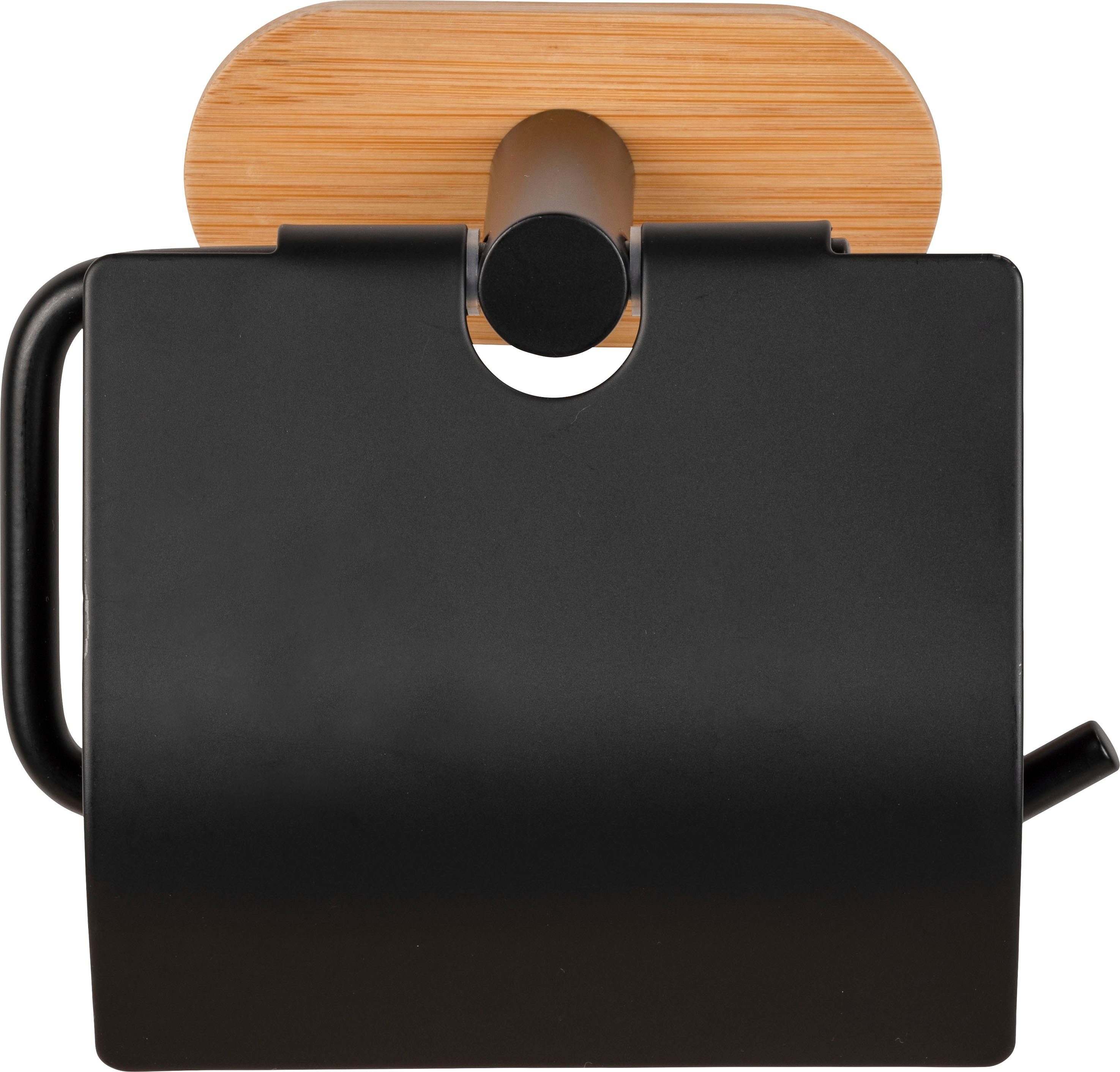 WENKO Toiletrolhouder Turbo-Loc® Orea Bamboo Bevestigen zonder boren