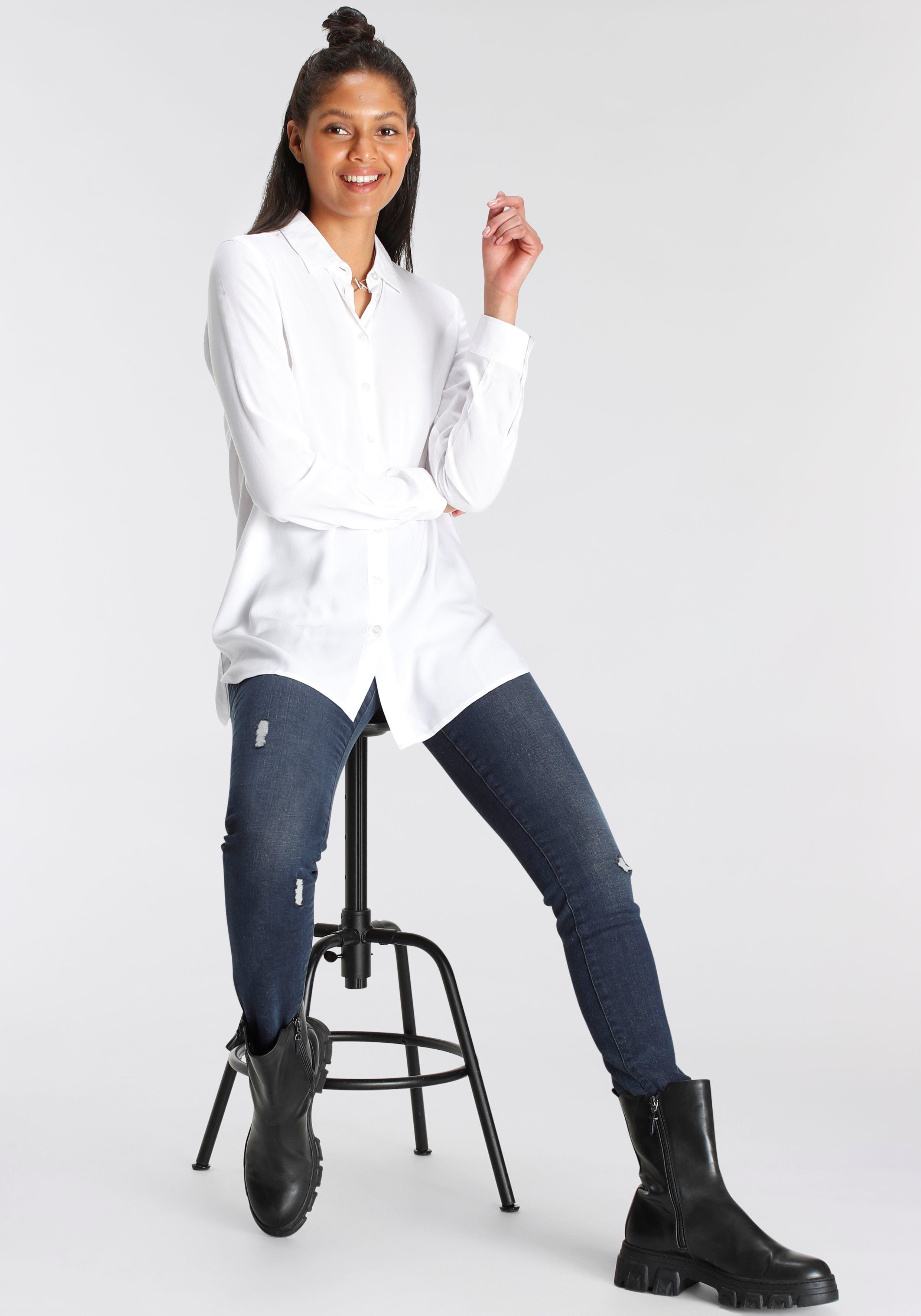 AJC Overhemdblouse in trendy kleuren
