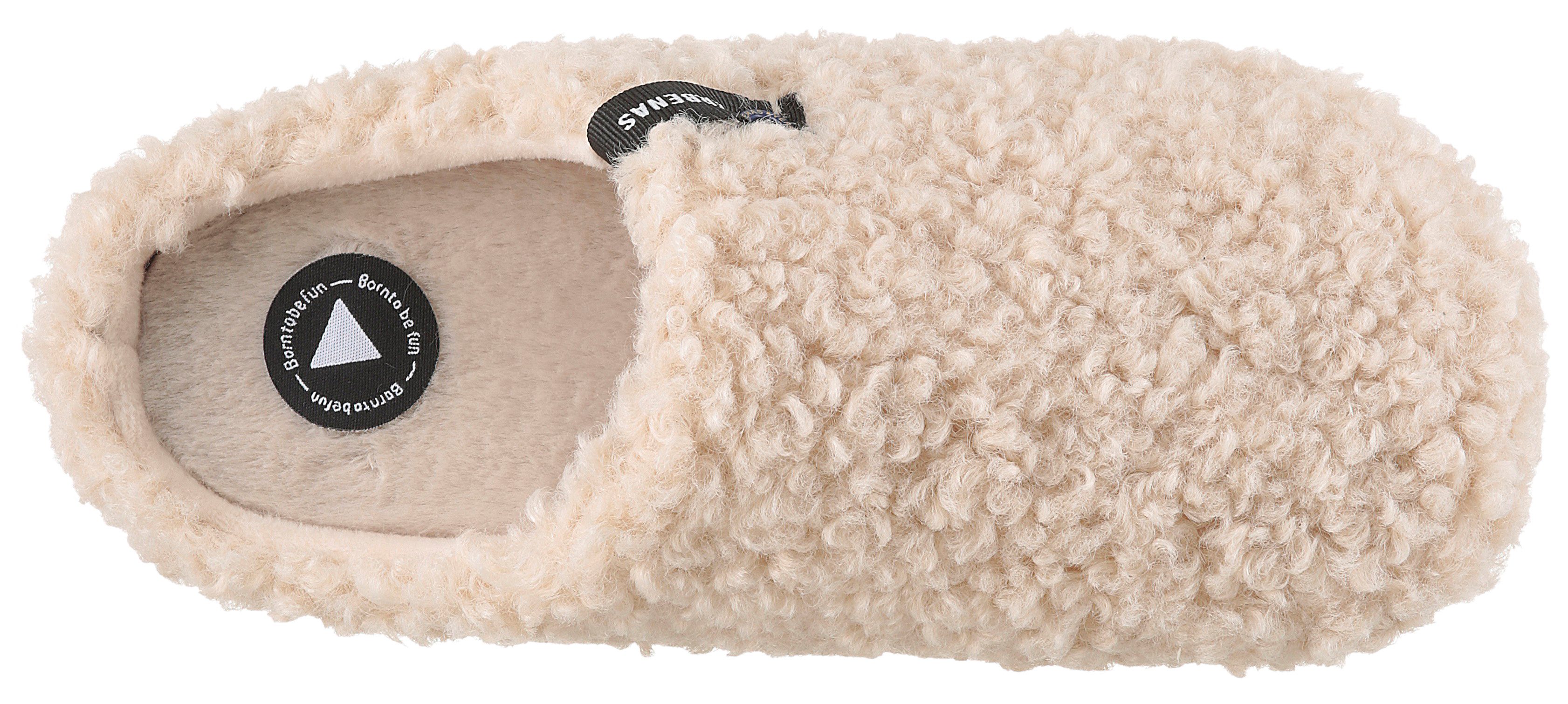 VERBENAS Pantoffels pantoffel, homeslipper, clog in knuffelige uitstraling