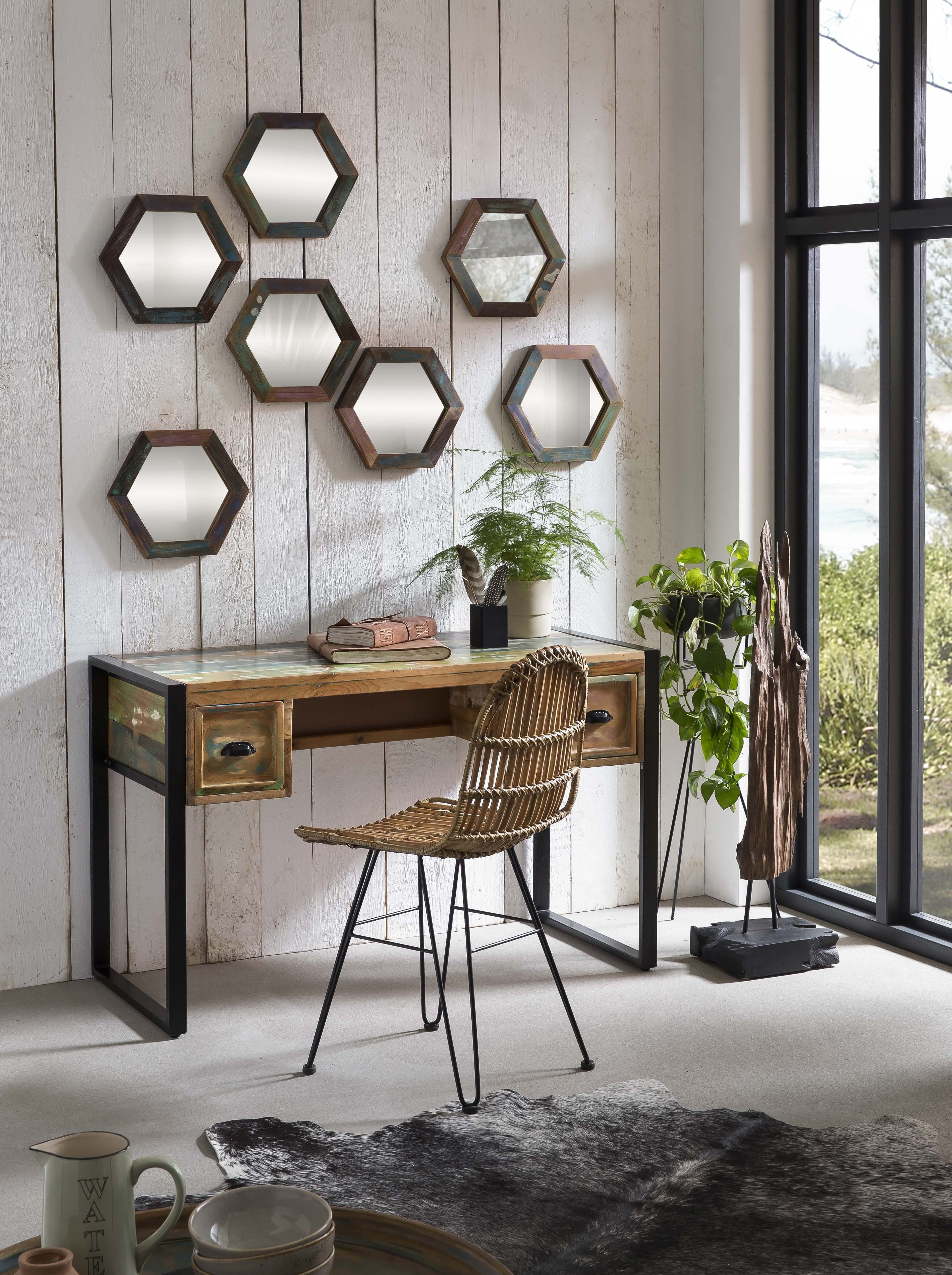 SIT Rotanstoel Visgraat-look achter