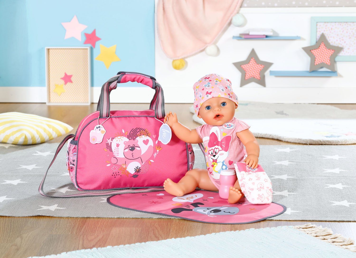 Baby Born Luiertas voor poppen Met aankleedkussen