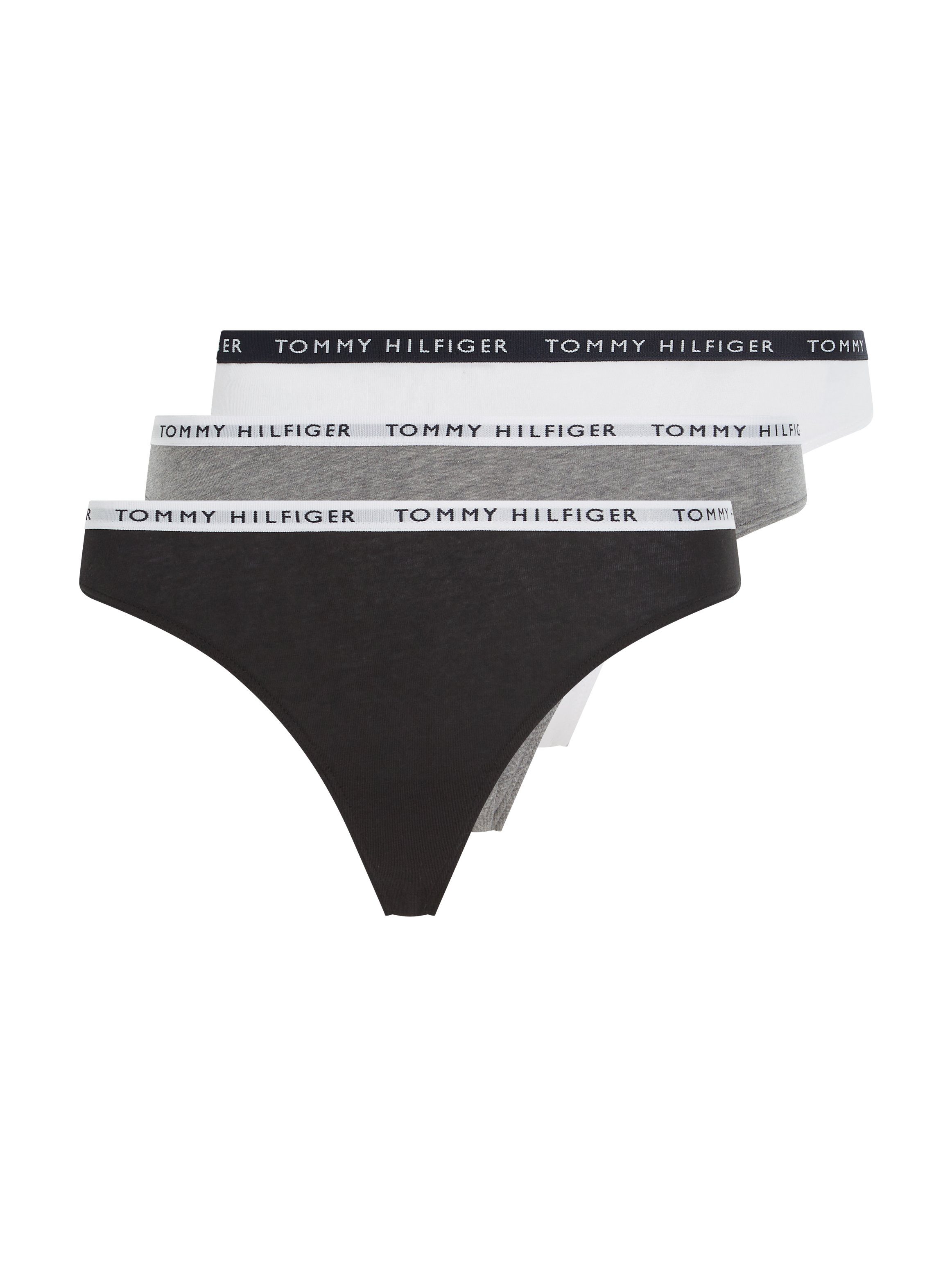 Tommy Hilfiger Underwear Slip met smalle logoboord (3 stuks)