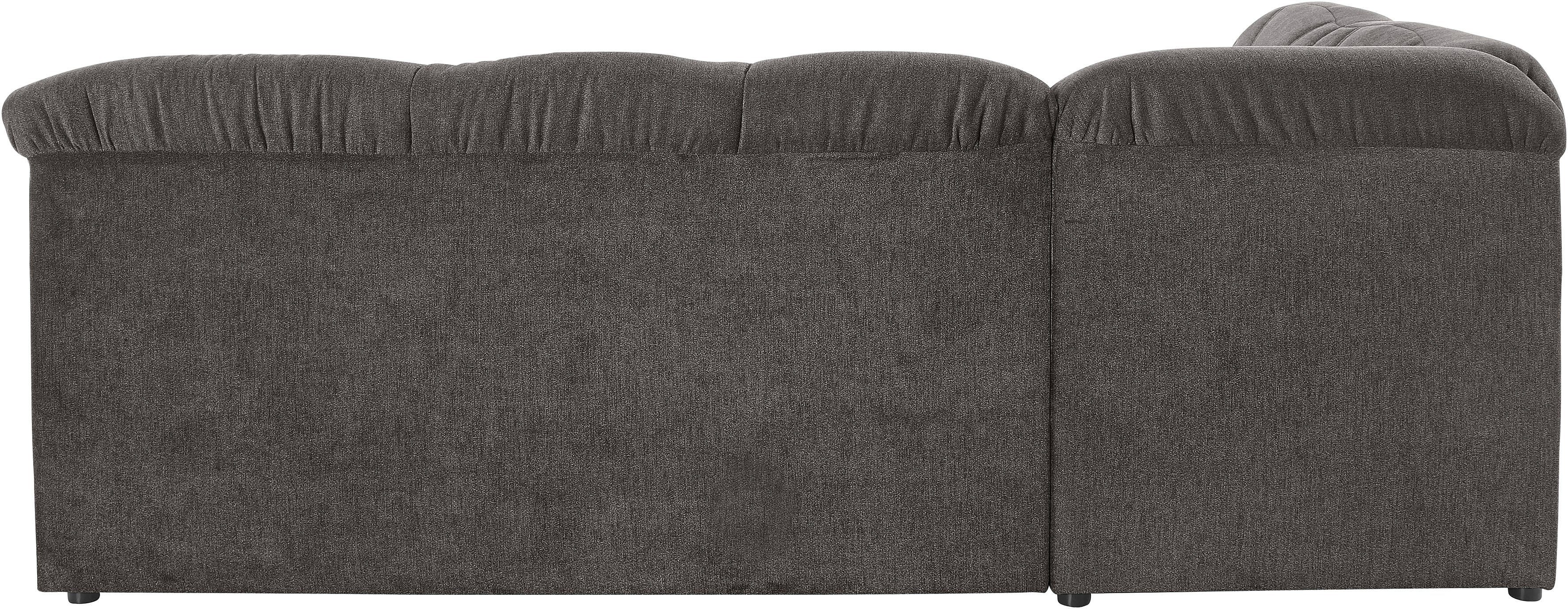 DOMO collection Hoekbank Pegnitz, elegante rugsteppingen, tijdloze vormtaal, L-vorm