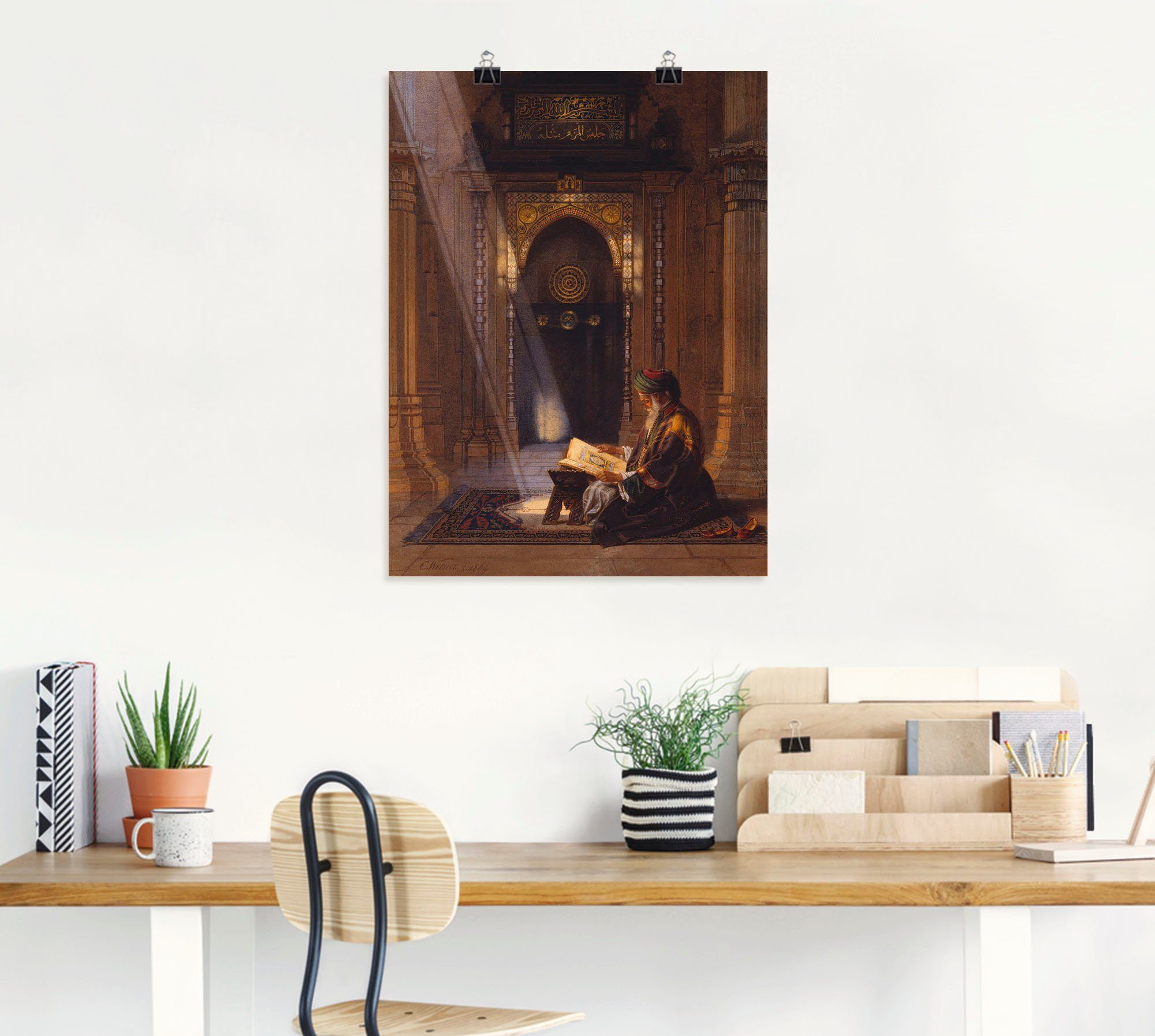 Artland Artprint In de moskee. als artprint op linnen, poster, muursticker in verschillende maten