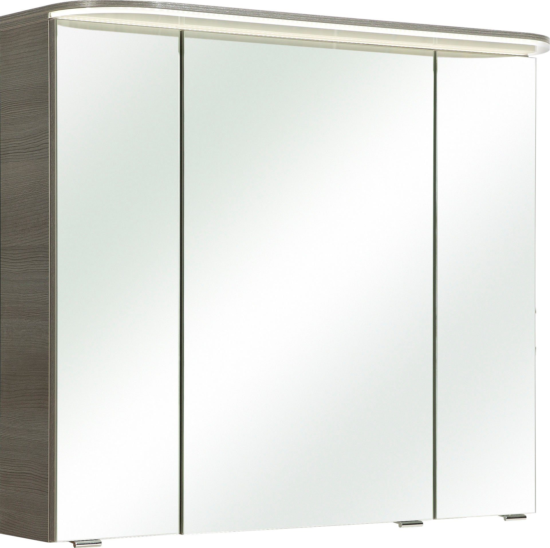 Saphir Spiegelkast Balto sprint badkamerkast met led-kransarmatuur, 85,2 cm breed, 3 deuren