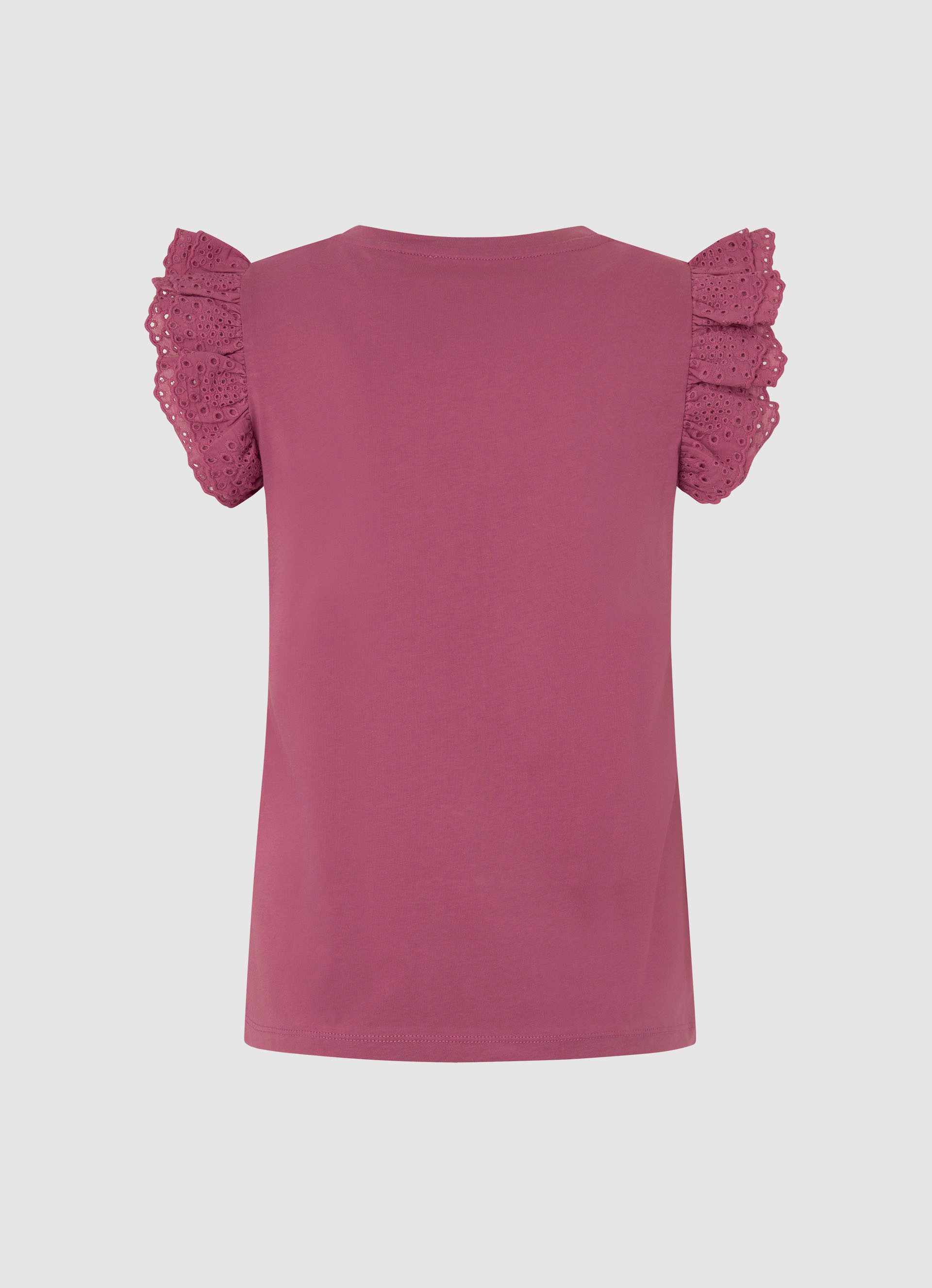 Pepe Jeans T-shirt Lindsay met ruches