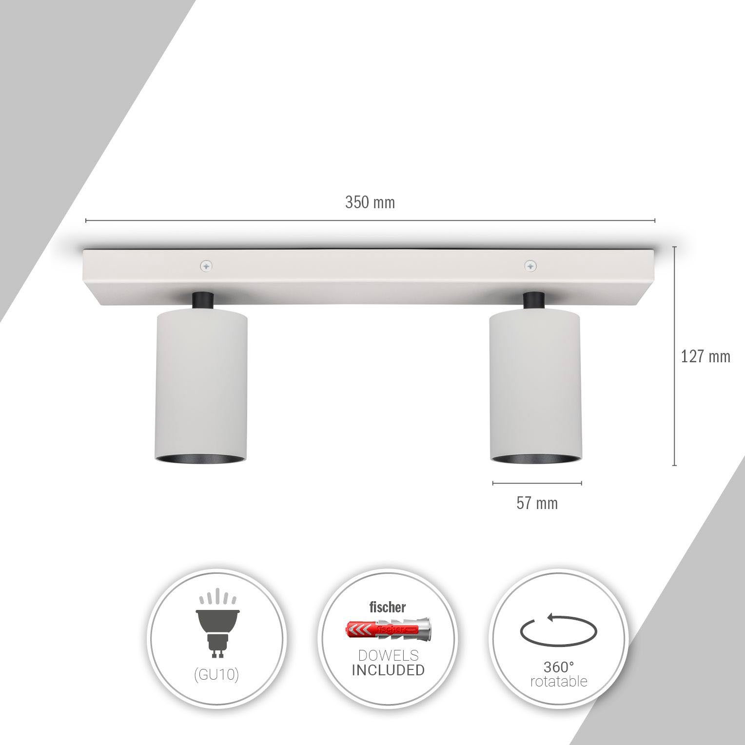 Paco Home Wandlamp TIMO SQ