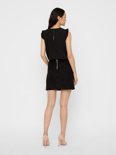 Vero Moda Imitatieleren rok VMDONNADINA FAUXSUEDE SHORT SKIRT