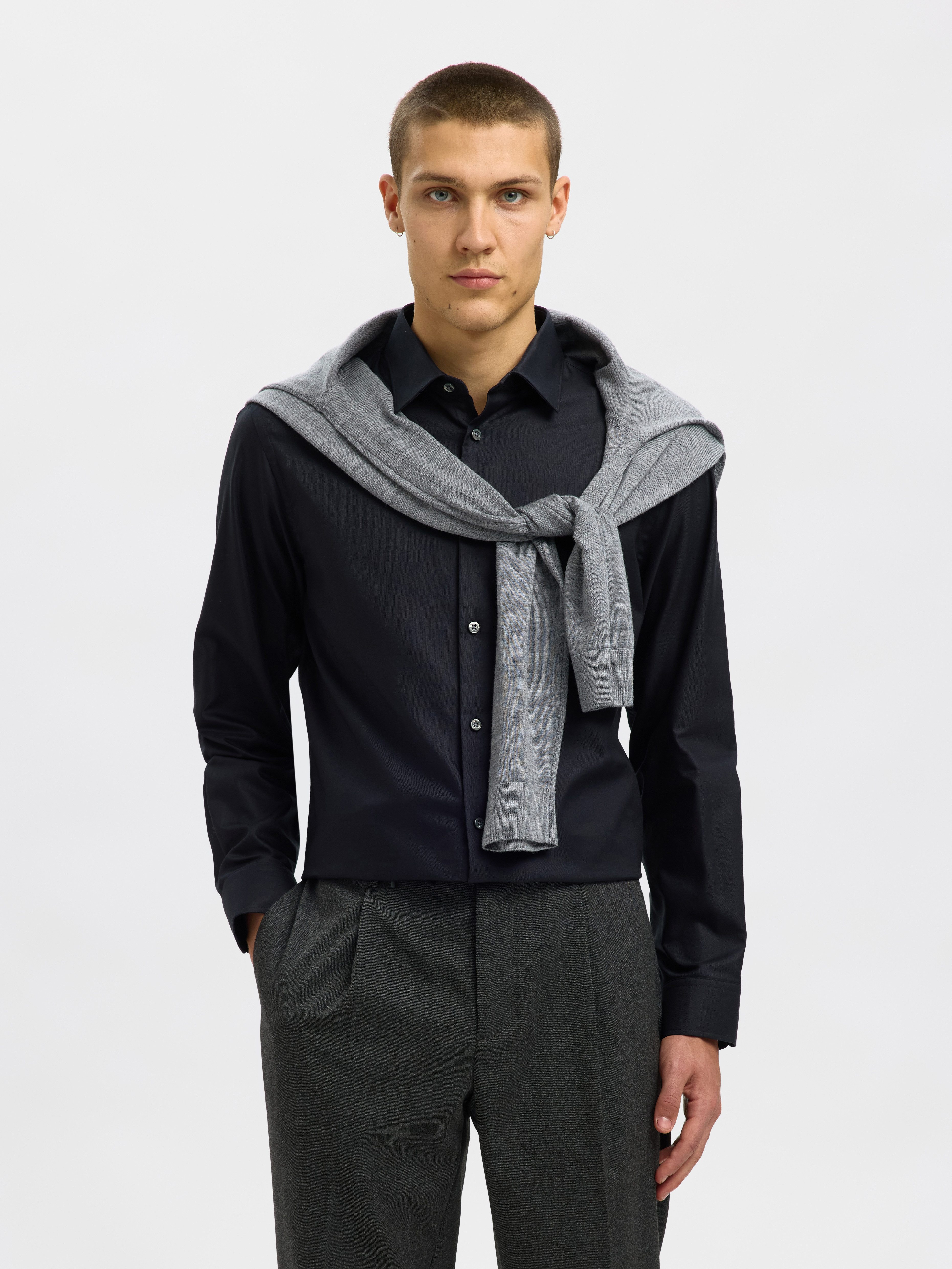 SELECTED HOMME Overhemd met lange mouwen SLHSLIMCLARK SHIRT LS NOOS