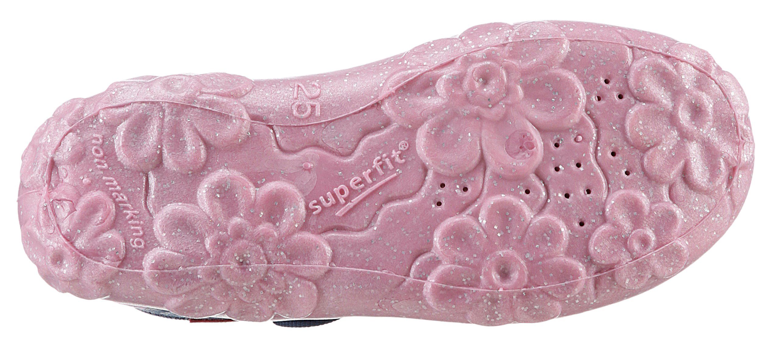 Superfit Pantoffels BONNY WMS: middel Kinderschoen met eenhoornmotief, maat sjabloon om te downloaden