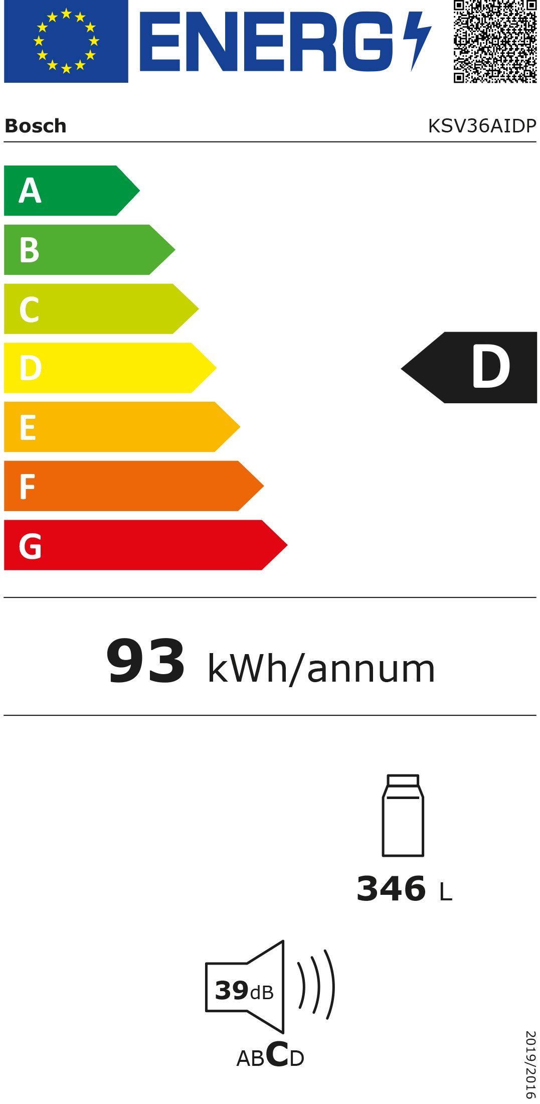 BOSCH European side-by-side KAN95AIEP
