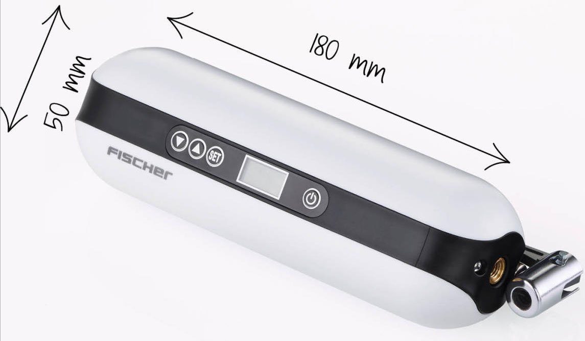 Fischer Accu-luchtpompje Accu-compressor inclusief powerbank