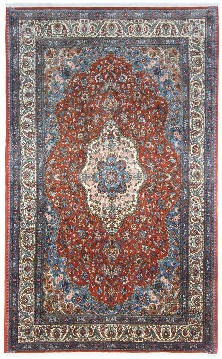 morgenland Wollen kleed Bachtiar medaillon Ruggine 316 x 200 cm Uniek exemplaar met certificaat