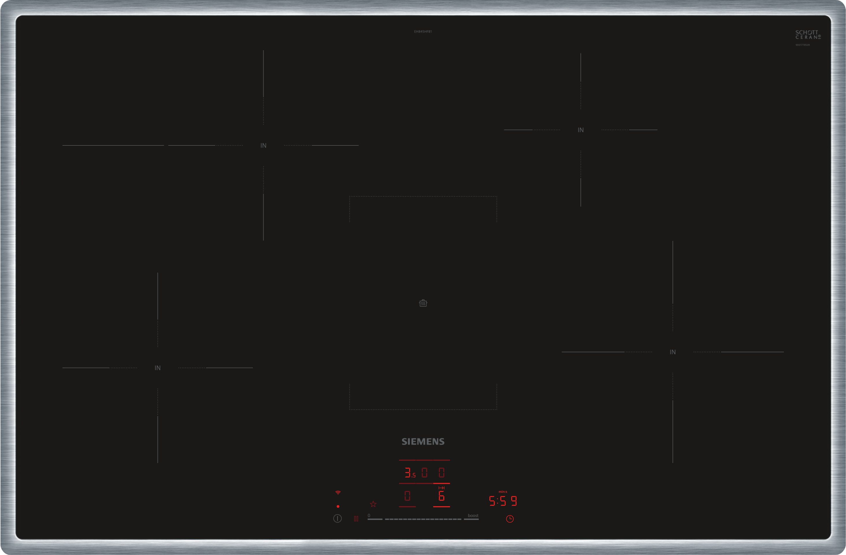 SIEMENS Inductiekookplaat EH845HFB1E