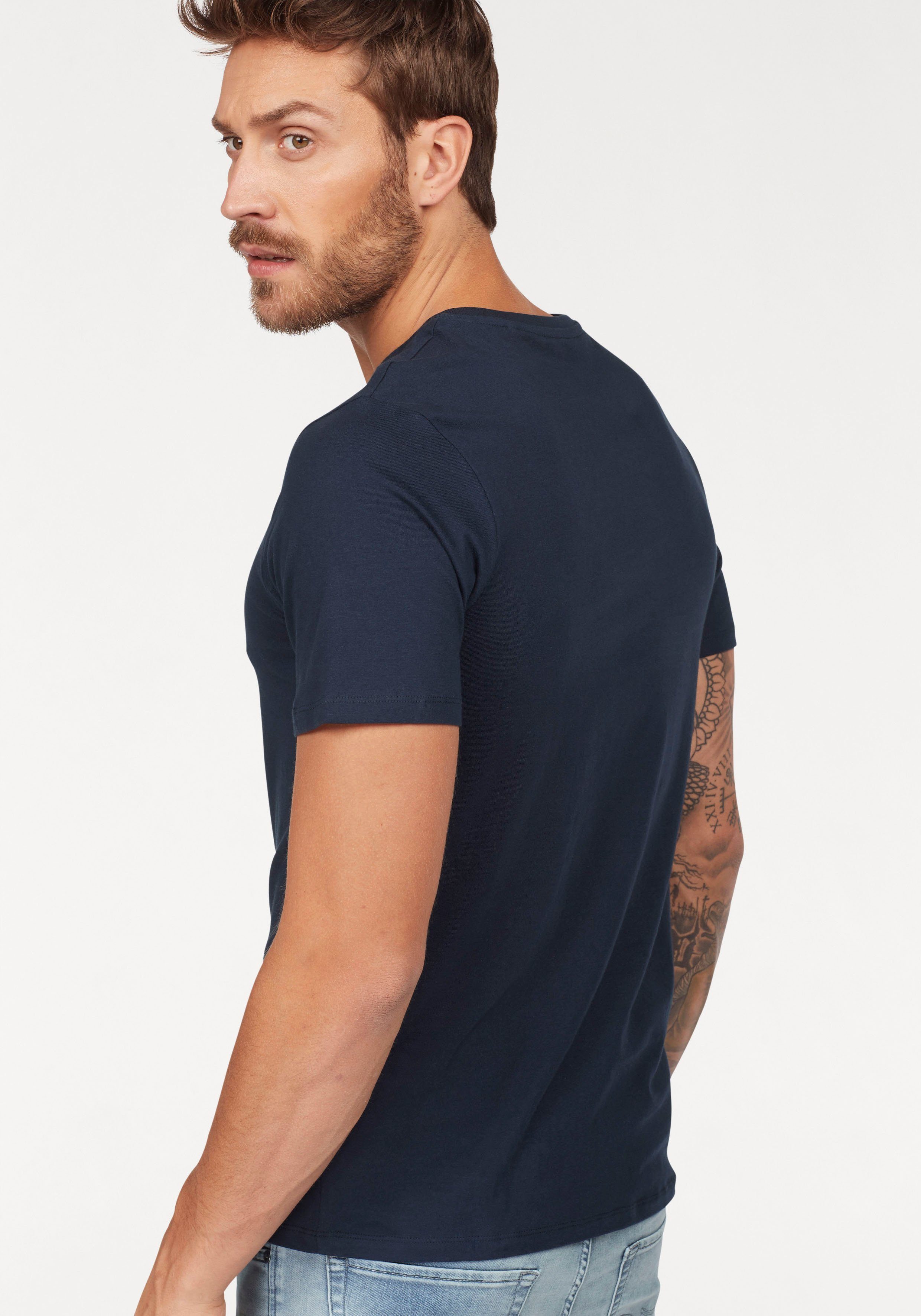Jack & Jones Shirt met ronde hals JJECORP LOGO TEE SS CREW NECK 3PKMP NOOS (3-delig, Set van 3)