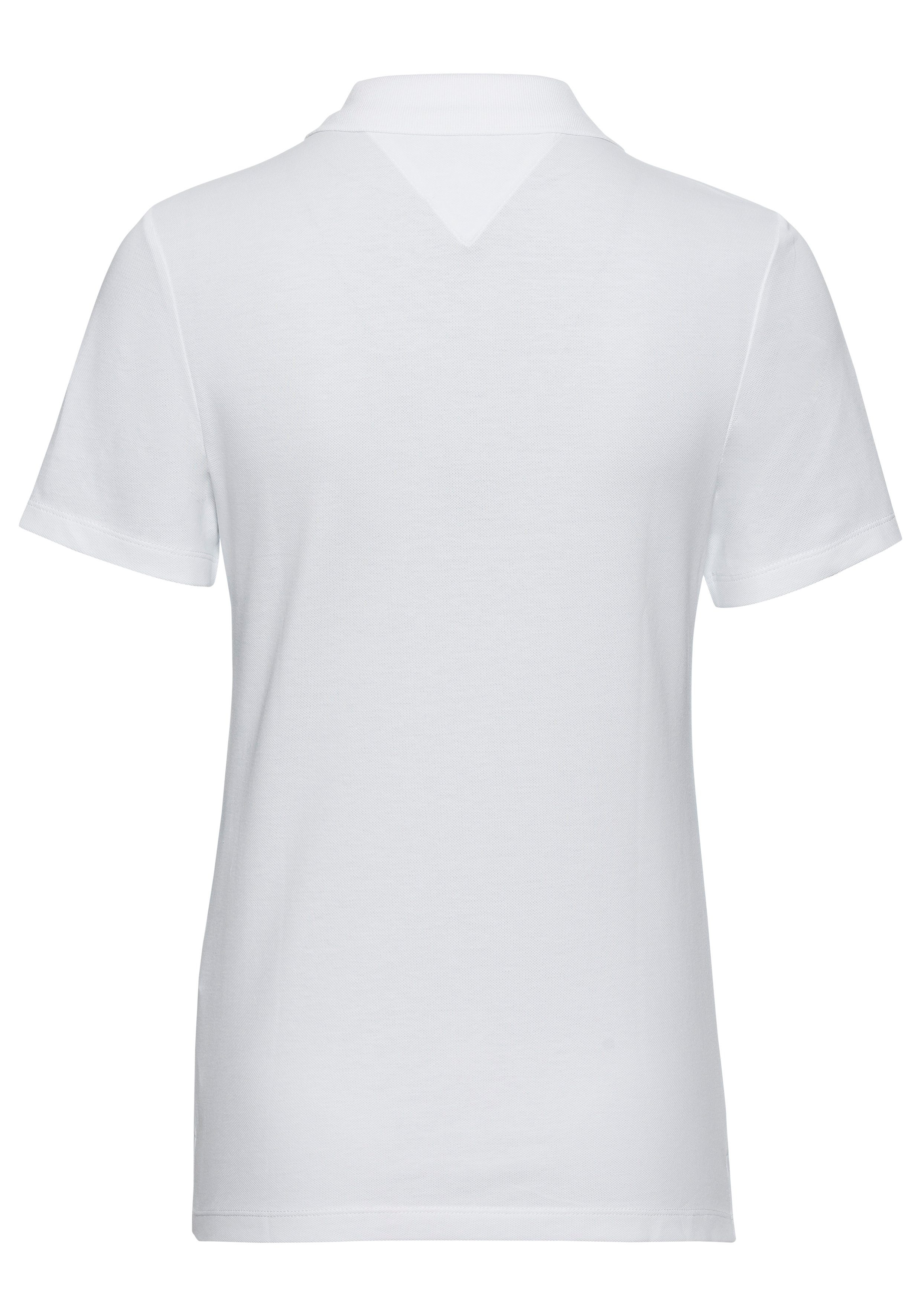 Tommy Hilfiger Poloshirt 1985 SLIM PIQUE POLO SS met tommy hilfiger-merklabel
