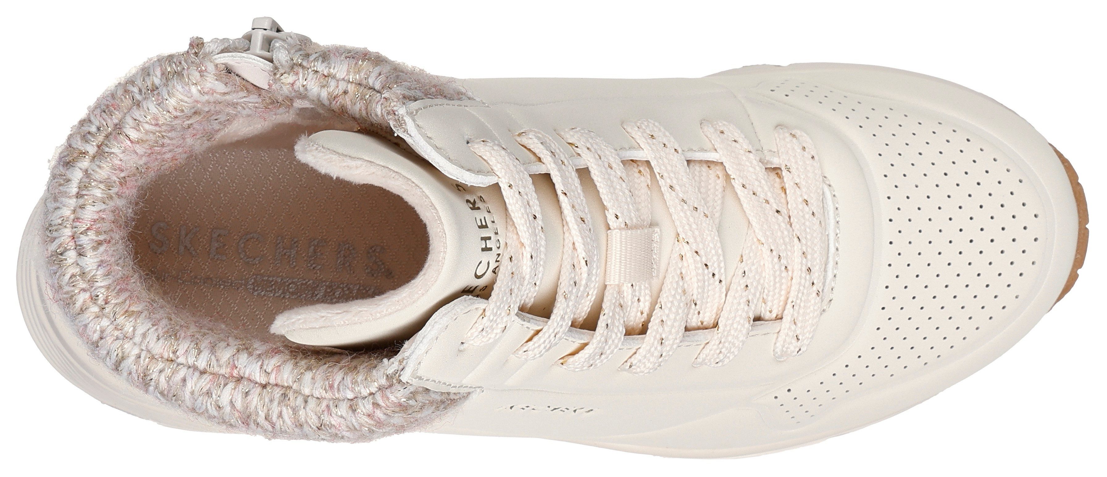 Skechers Sneakers Uno Gen1 - Darling Daze , veterschoenen, winterlaarzen, high top sneaker met warme voering