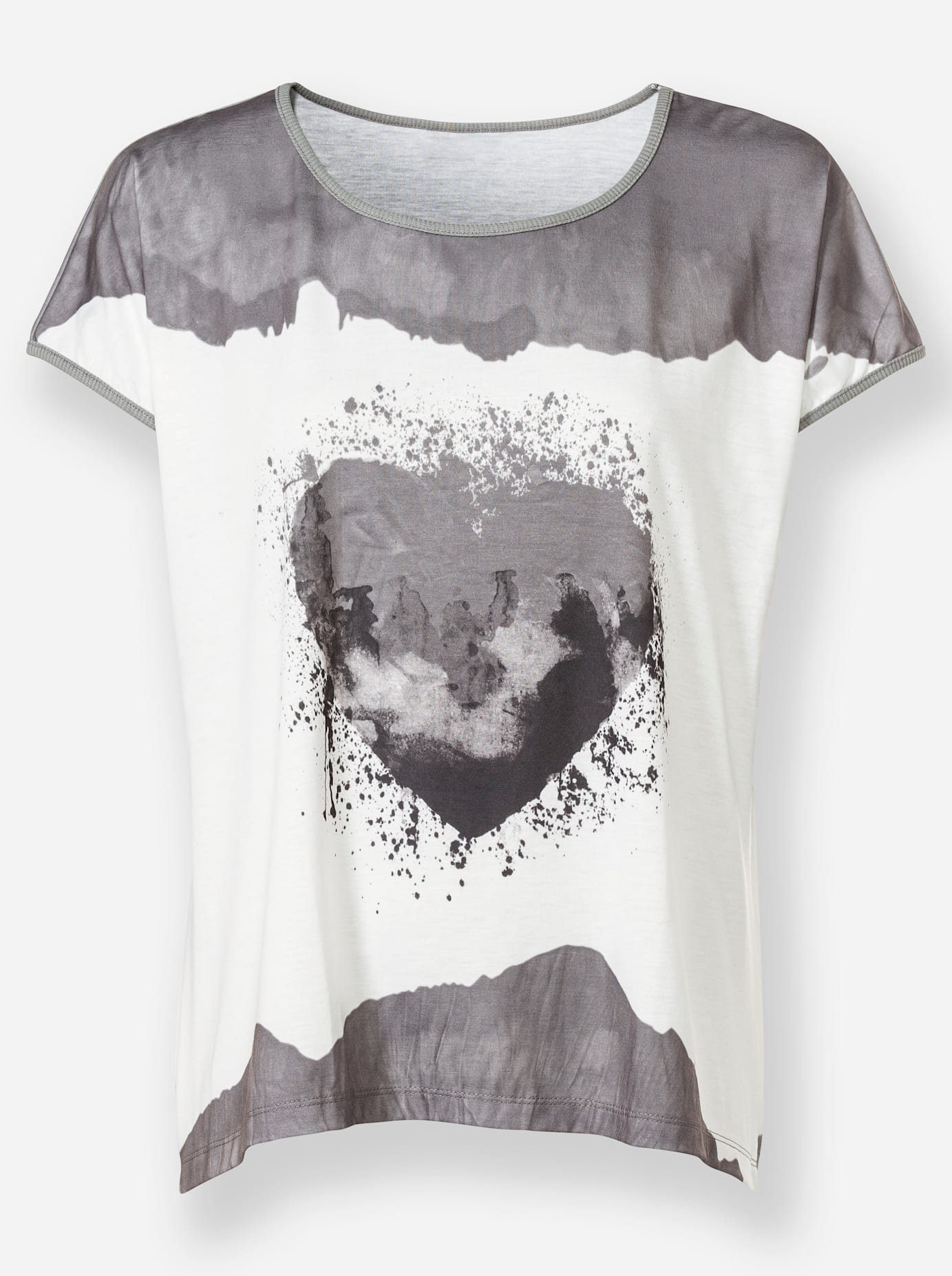 heine Shirt met ronde hals Gedessineerd shirt (1-delig)