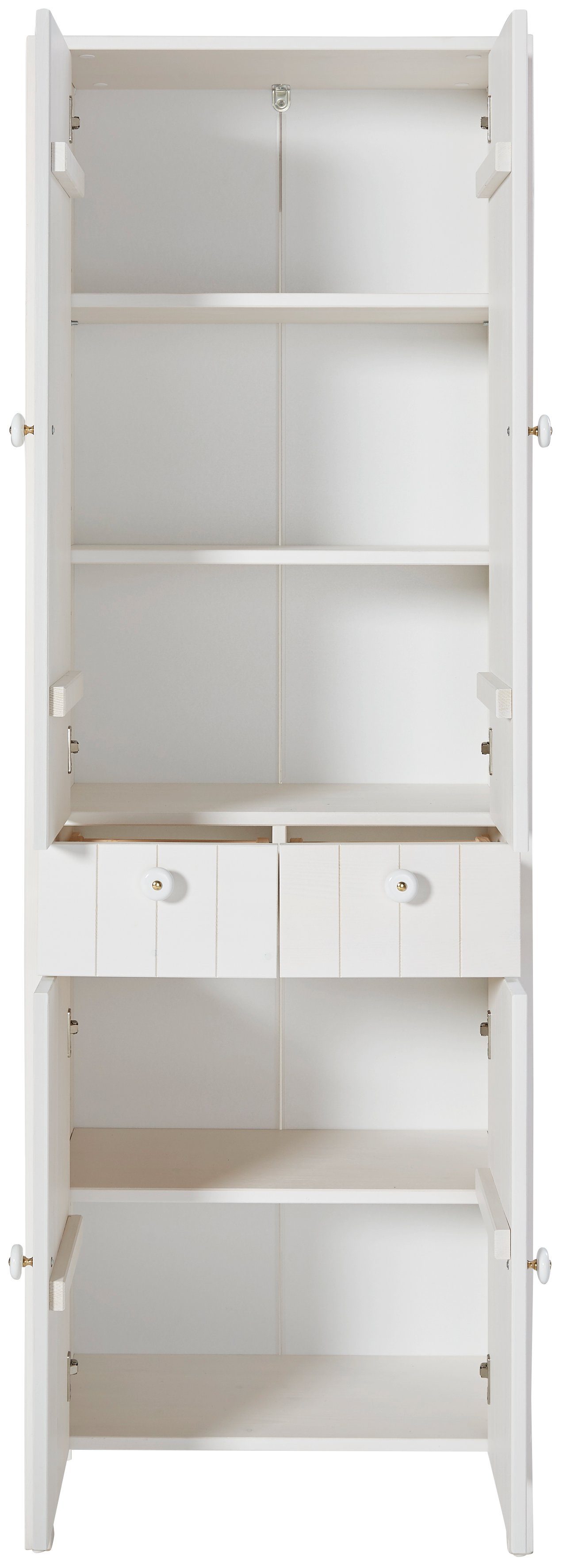 Home affaire Hoge kast TINA Badkamermeubel, kast, breedte 57 cm, massief hout