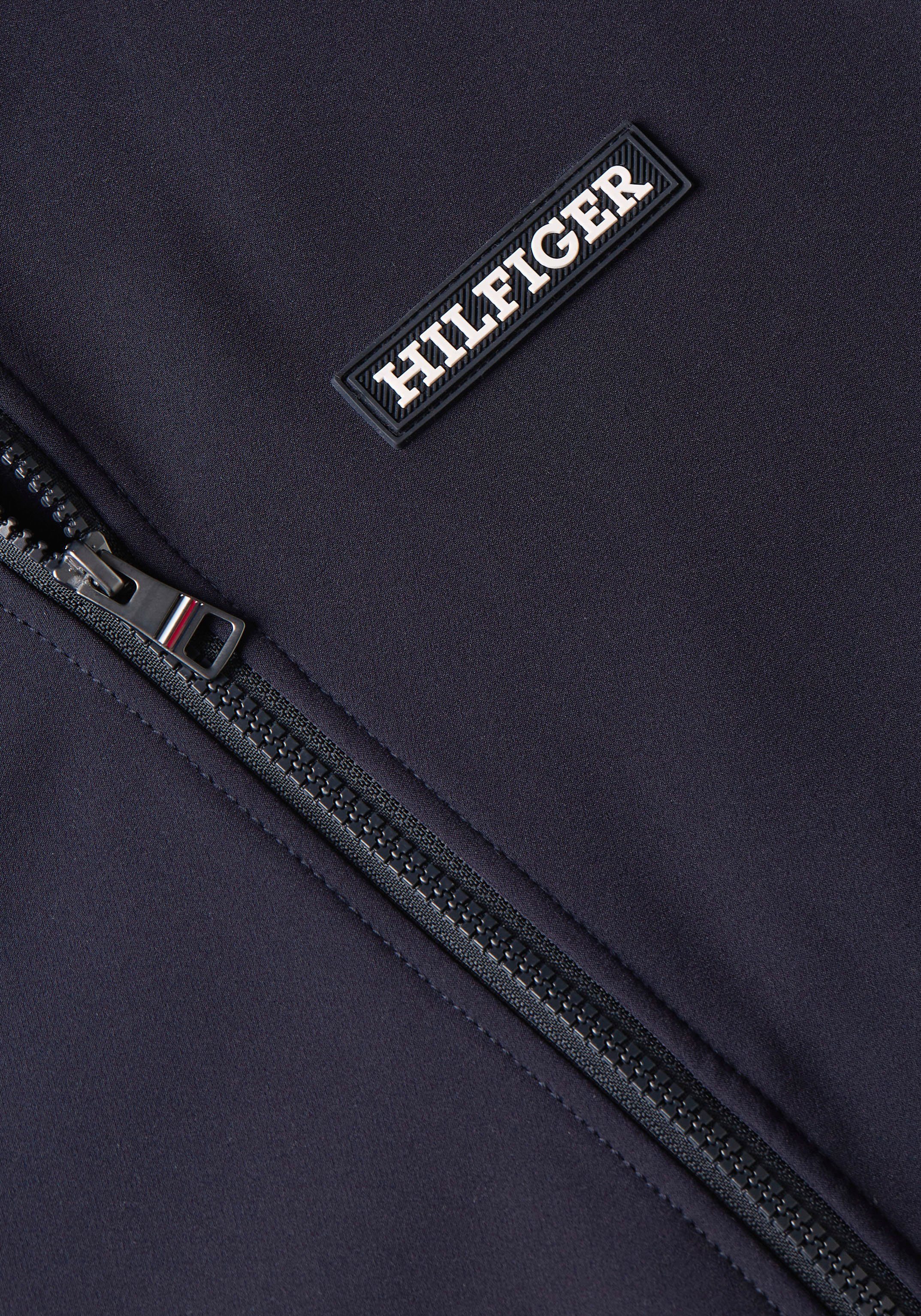 Tommy Hilfiger Capuchontrui MIXED MEDIA HOODED SWEATER met th-strepen op de mouwen