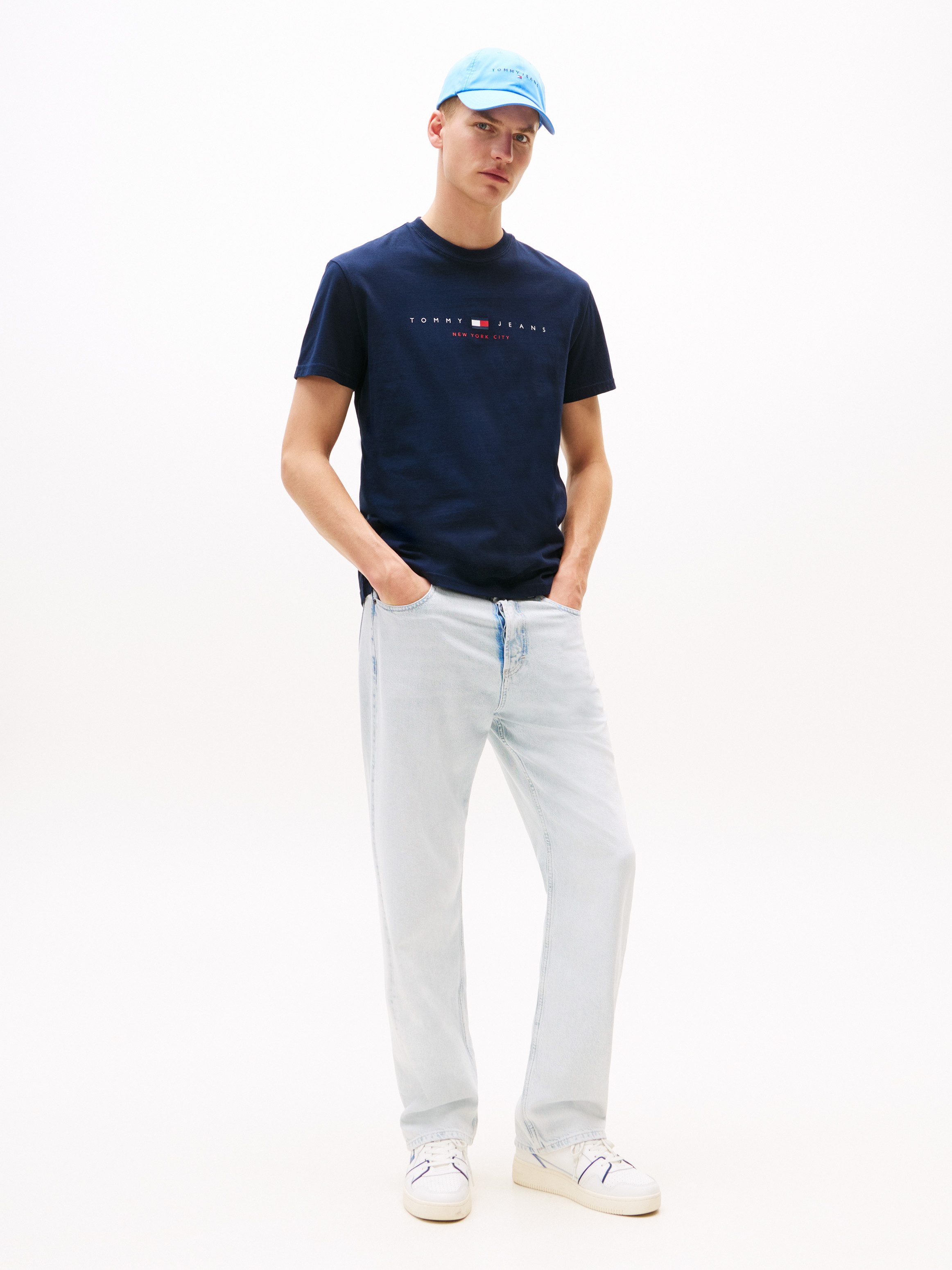 TOMMY JEANS T-shirt TJM REG FLAG LINEAR SS TEE EXT