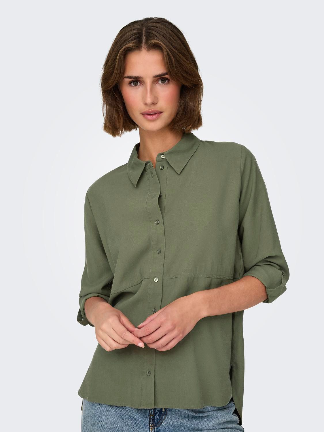 JDY Overhemdblouse JDYOLLI L/S LONG SHIRT WVN NOOS