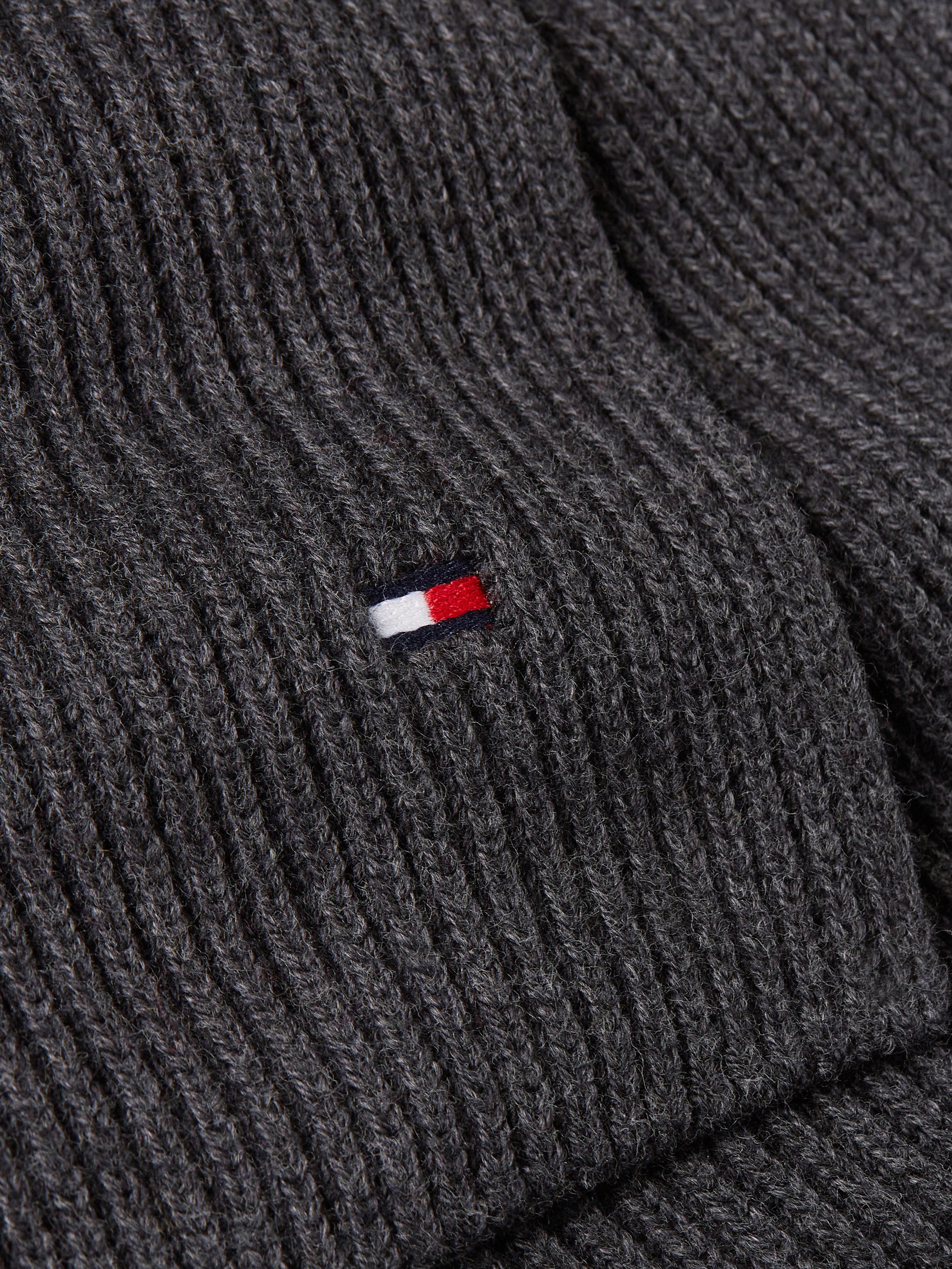 Tommy Hilfiger Gebreide sjaal TH FLAG PIMA COTTON CASH SCARF