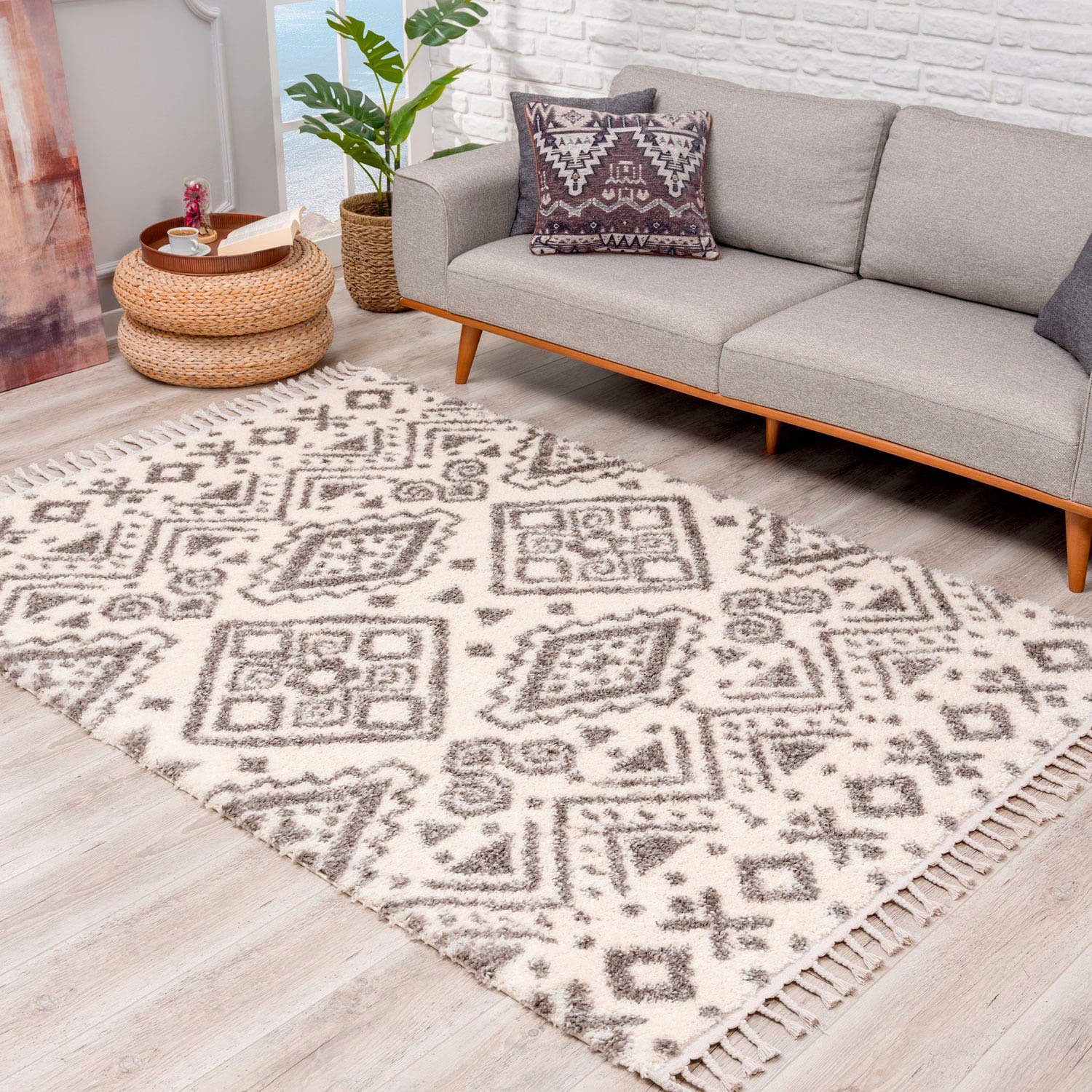 Carpet City hoogpolig vloerkleed Pulpy 541