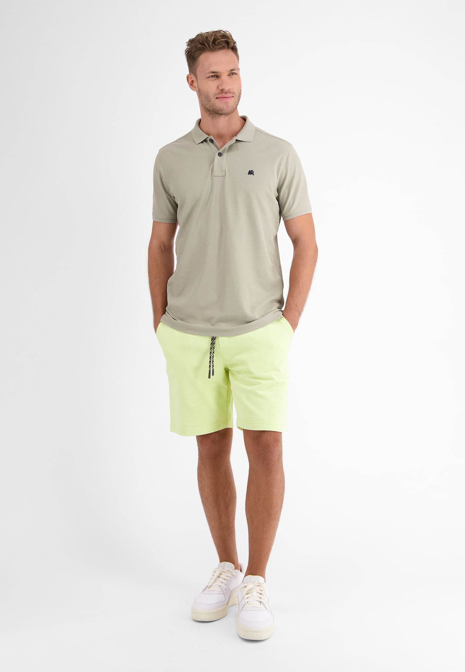 Lerros Poloshirt LERROS klassieke polostijl in *Cool & Dry* piquékwaliteit