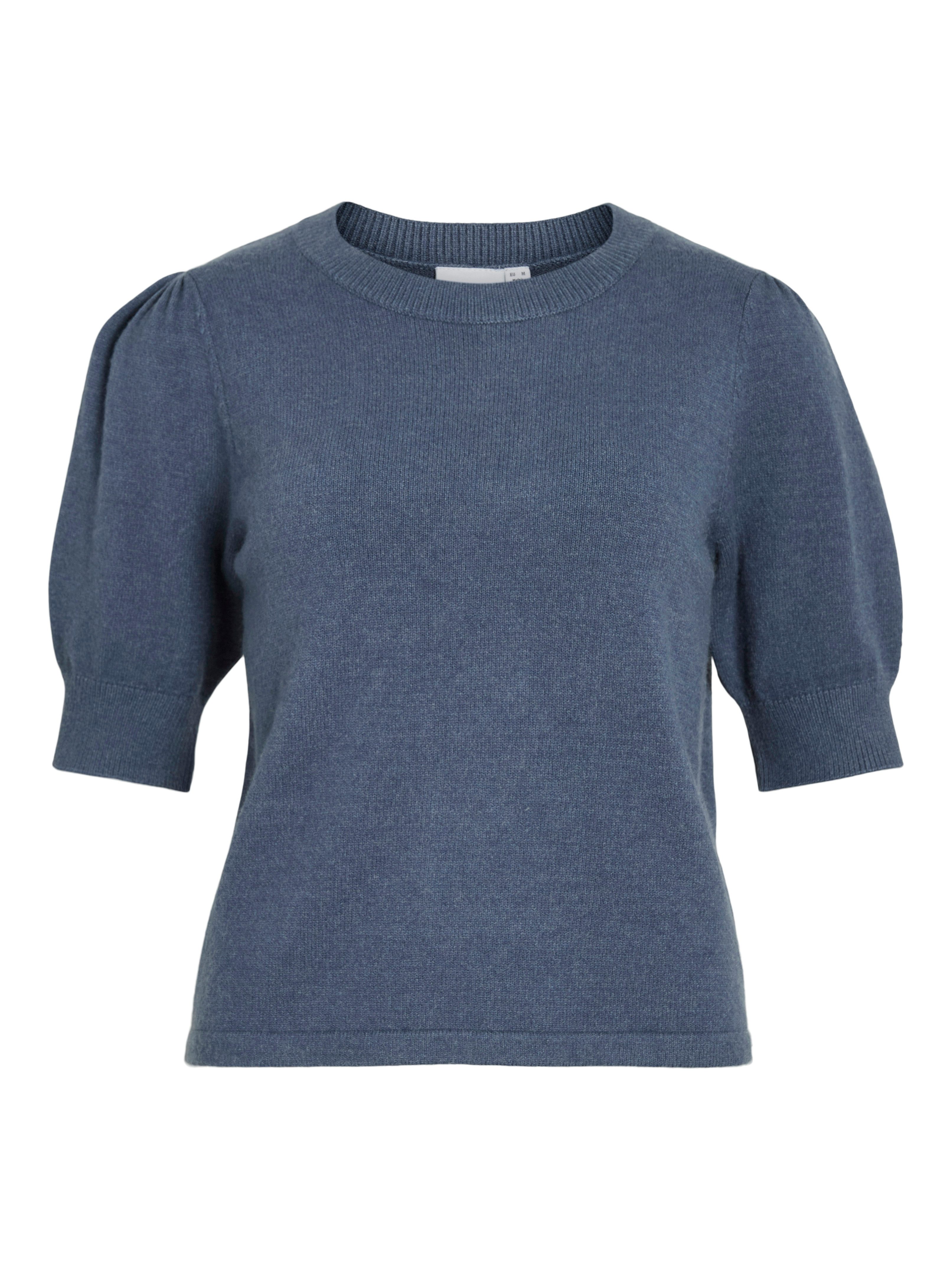 Vila Gebreide trui VIRIL 2/4 SLEEVE O-NECK KNIT TOP - NOOS