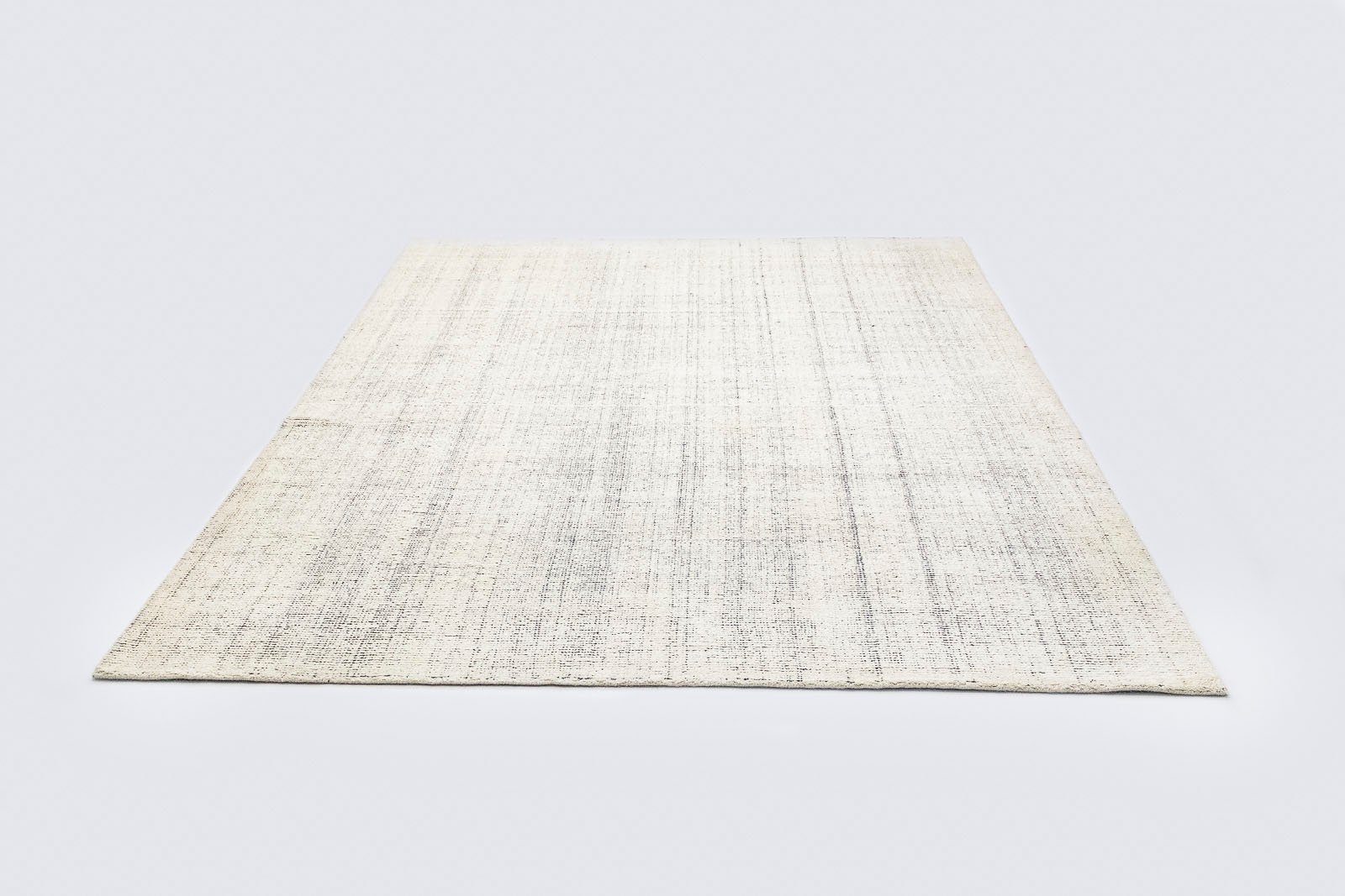 morgenland Wollen kleed Loribaft vloerkleed met de hand geweven beige Laagpolig