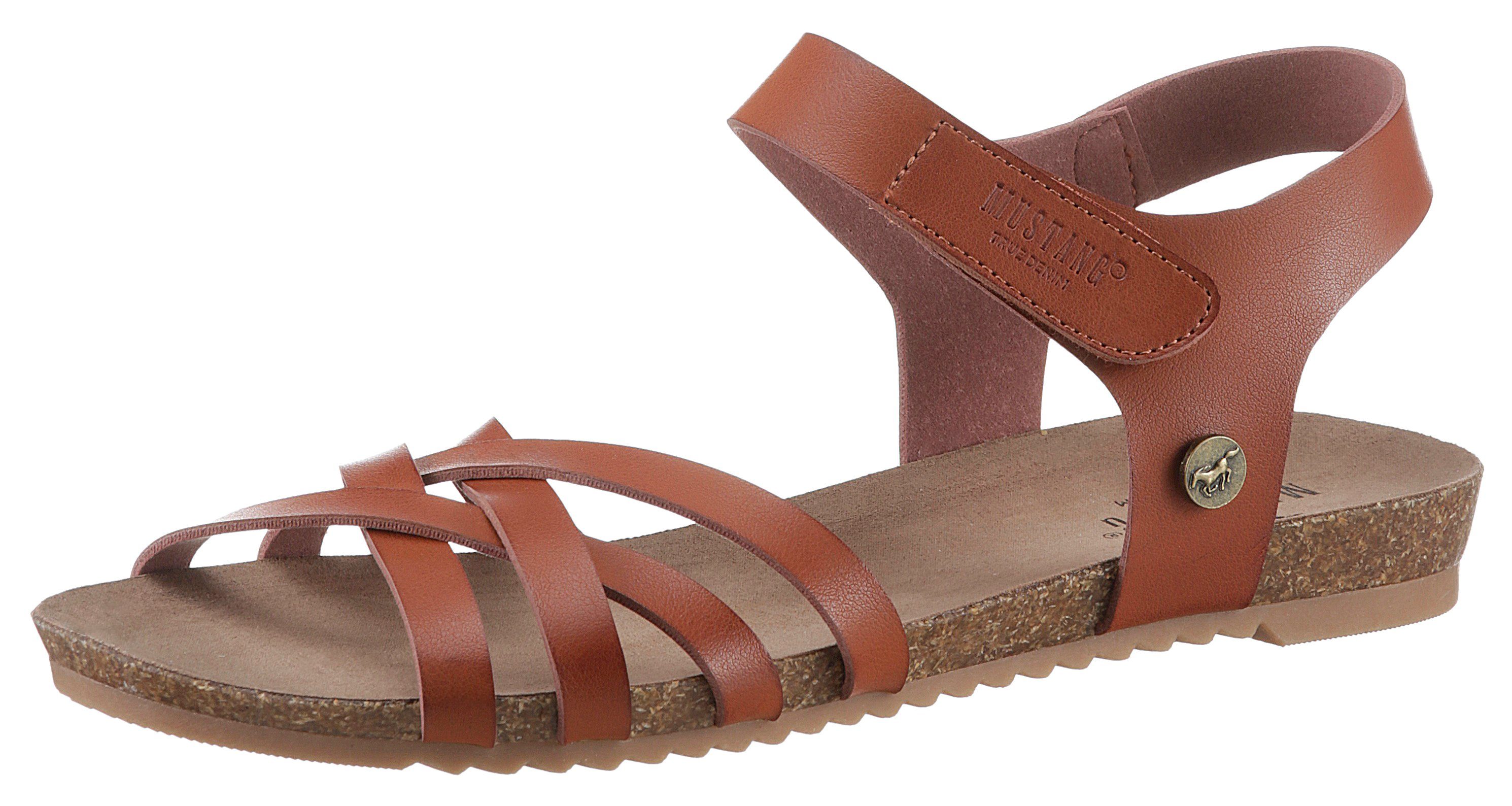 Mustang Shoes Sandalen zomerschoen, sandaal, klittenbandschoen, met klittenbandjes