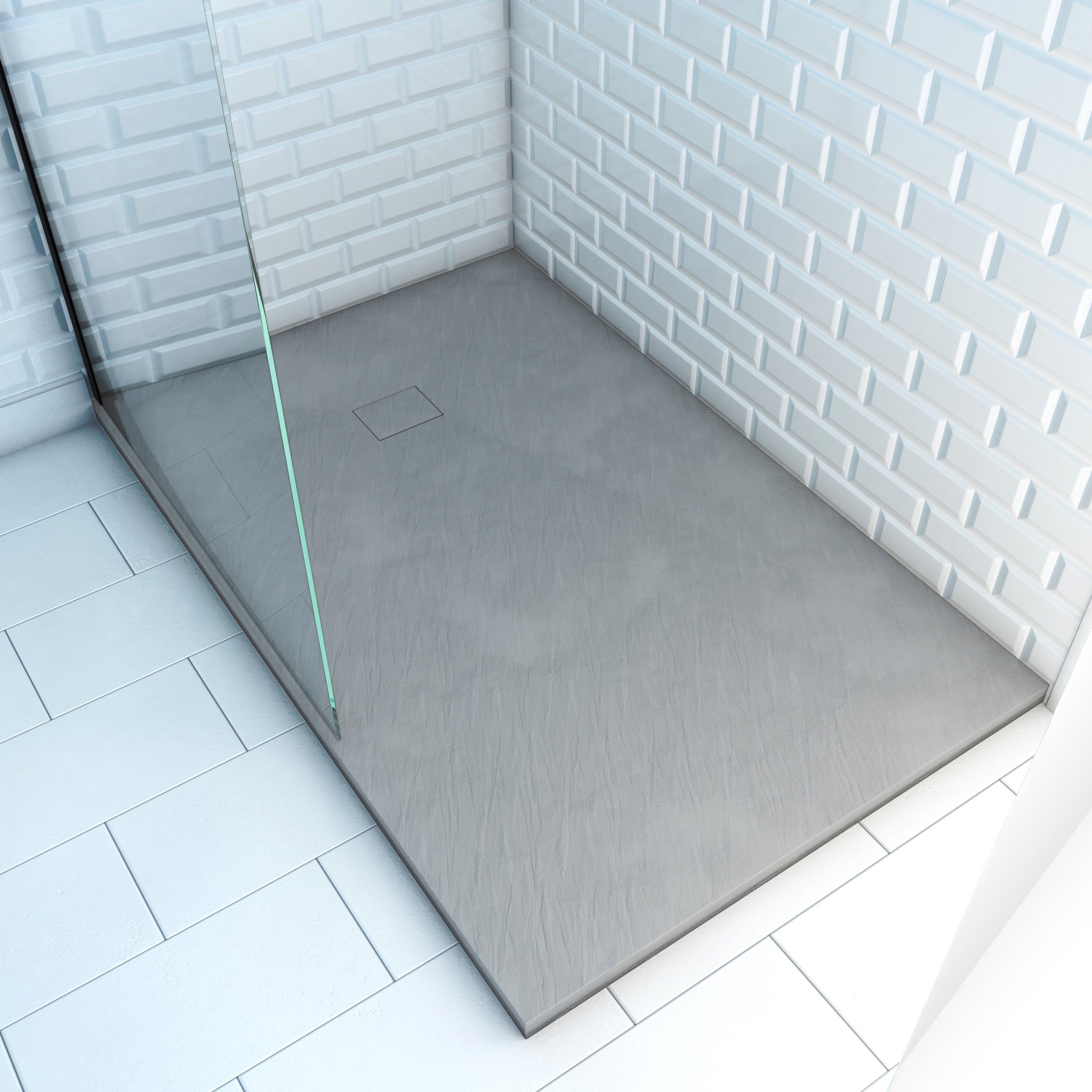 Marwell Douchebak SMC 120 x 80 x 2,6 cm, 120 cm x 80 cm