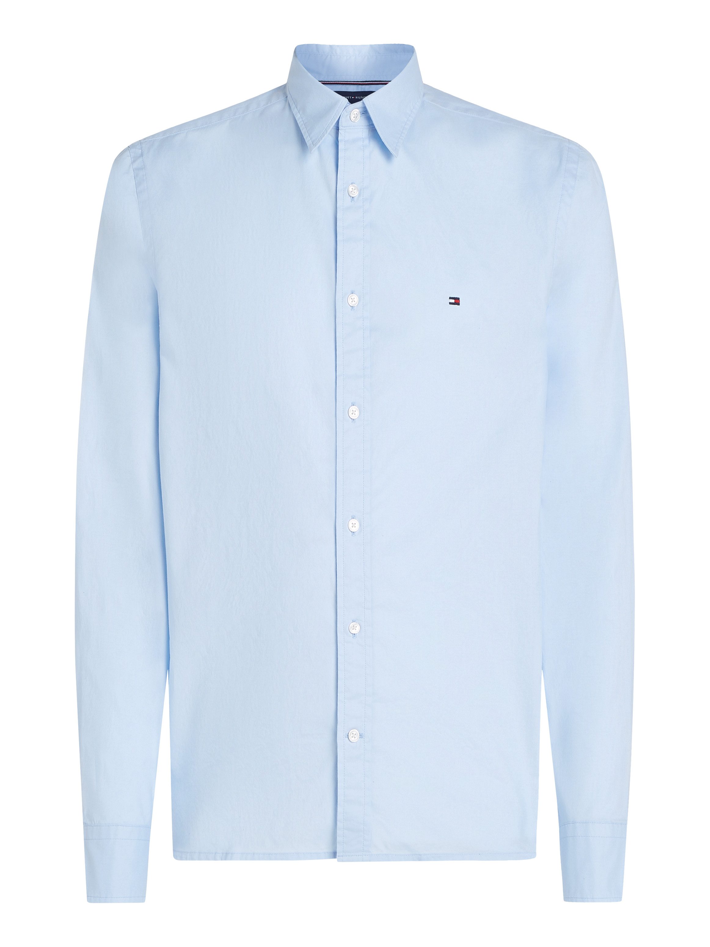 Tommy Hilfiger Businessoverhemd FLEX POPLIN KENT COLLAR SF SHIRT