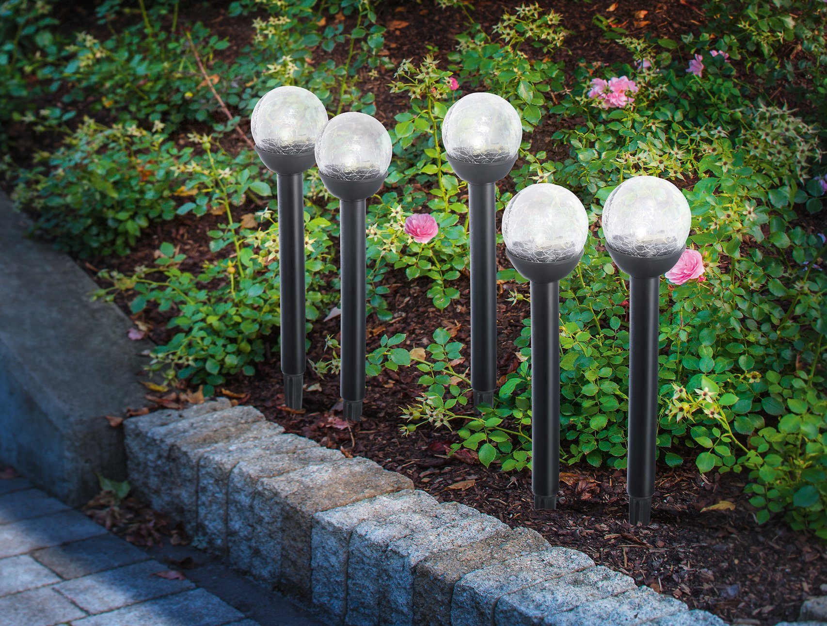 Think@Pets Tuinlamp BALLS Set, set van 5